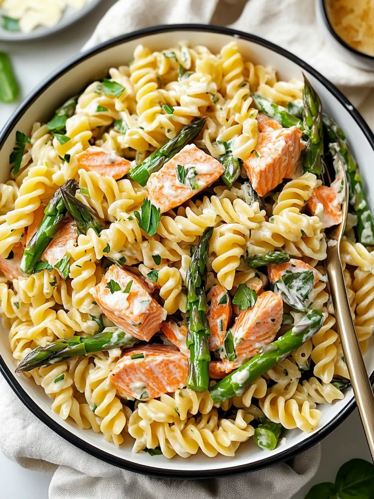 Salmon Asparagus Pasta Salad: Your Quick, Healthy Weeknight Wonder 4 Salmon Asparagus Pasta Salad