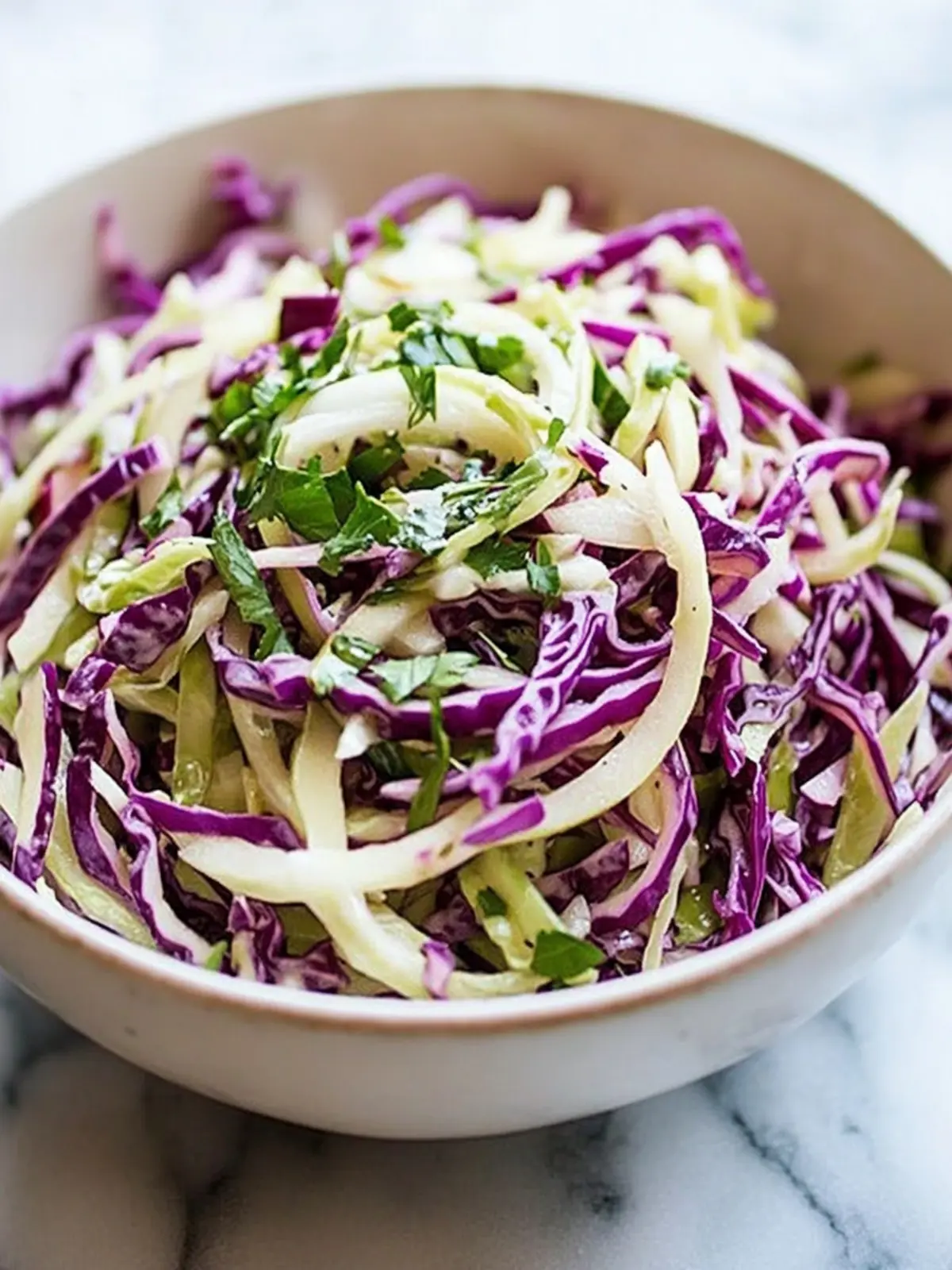 Spiralized Apple Cabbage Slaw: A Crunchy, Colorful Delight 5 Spiralized Apple Cabbage Slaw