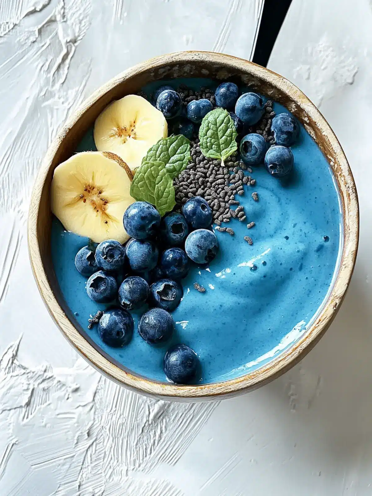 Blue Spirulina Smoothie Bowl for a Refreshing Tropical Boost 2 Blue Spirulina Smoothie Bowl