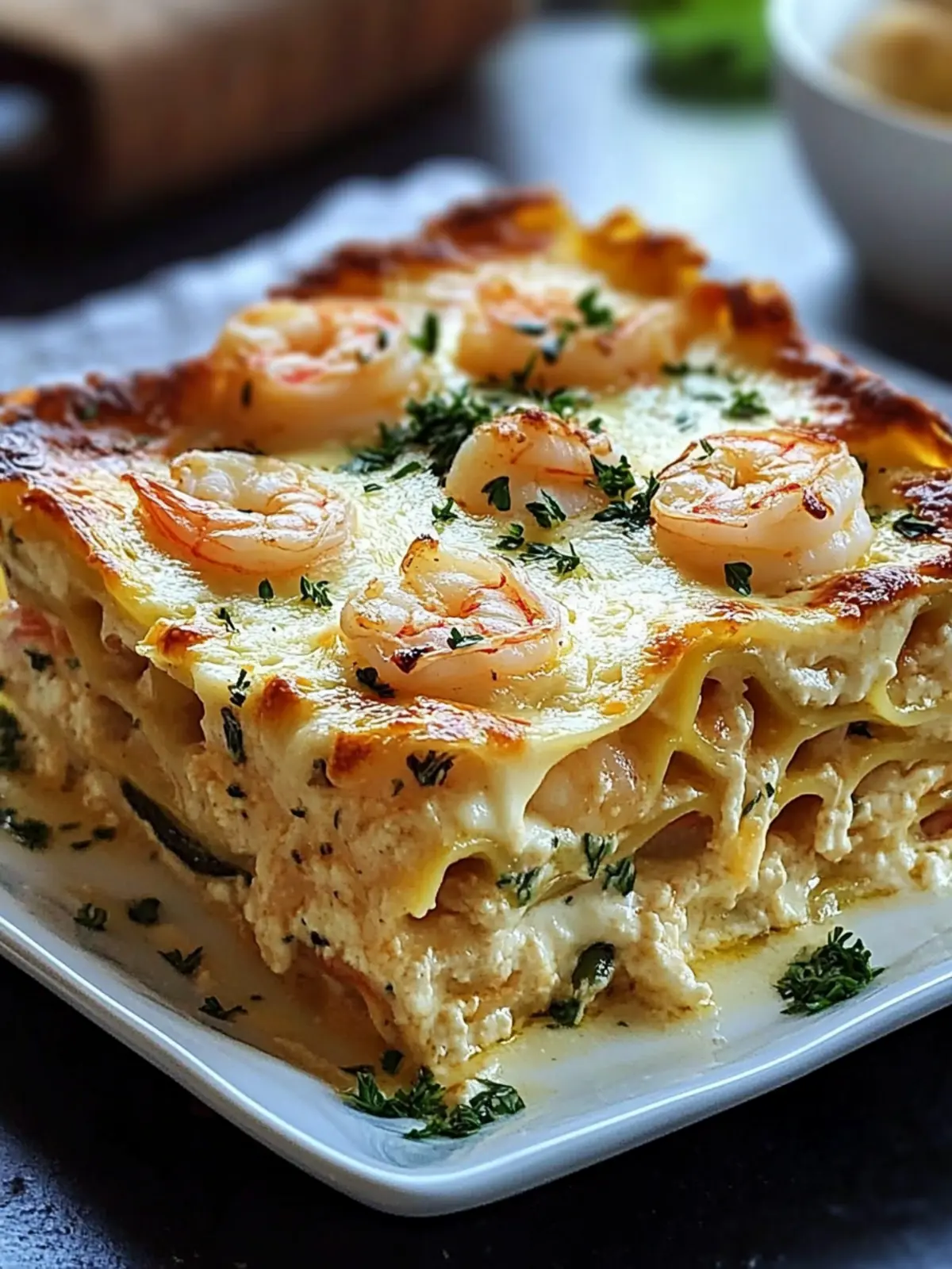 Garlic Butter Shrimp Scampi Lasagna: Comfort Food Redefined 5 Garlic Butter Shrimp Scampi Lasagna