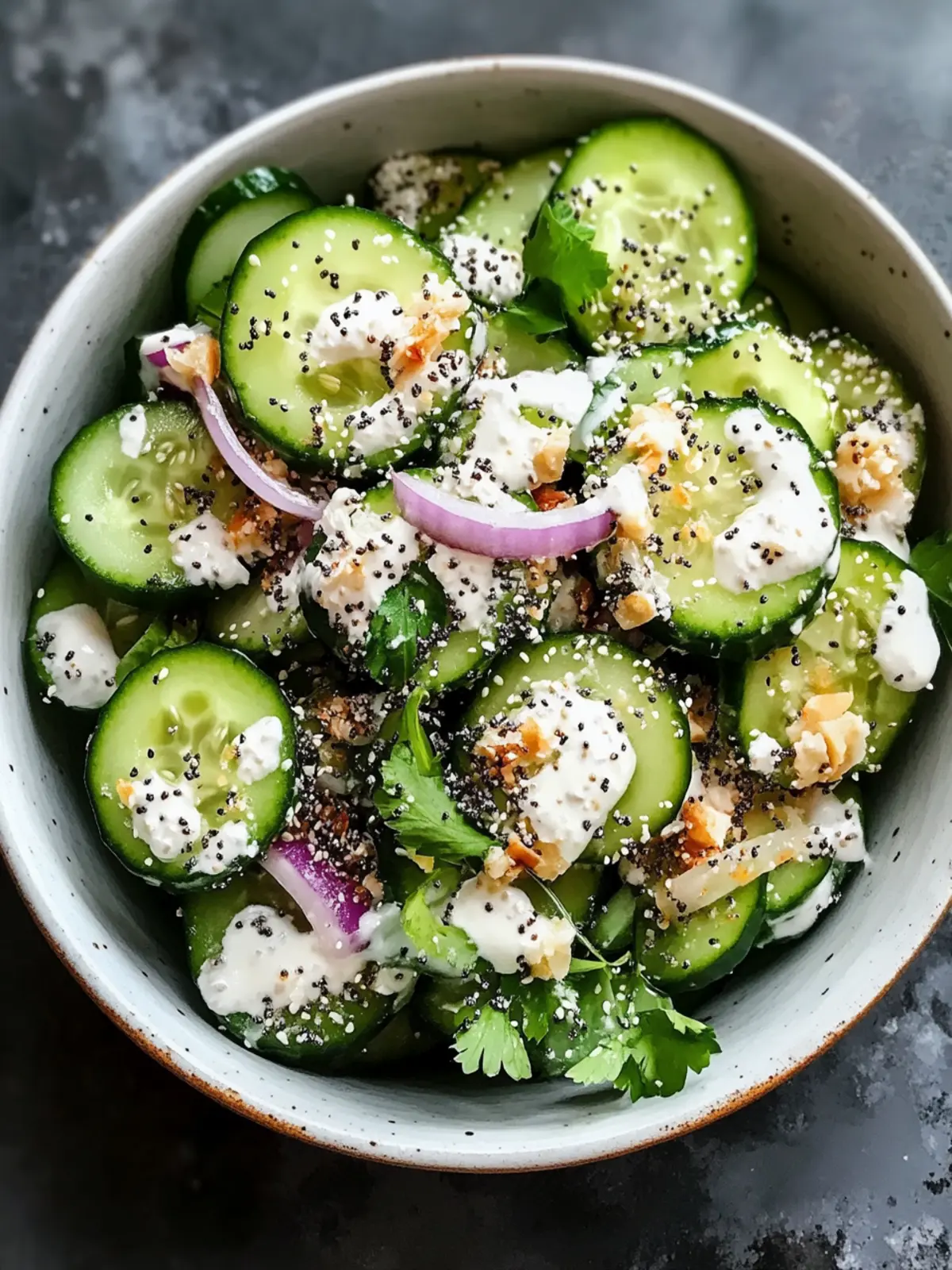 Cucumber Everything Bagel Salad That's Refreshingly Delicious 5 Cucumber Everything Bagel Salad