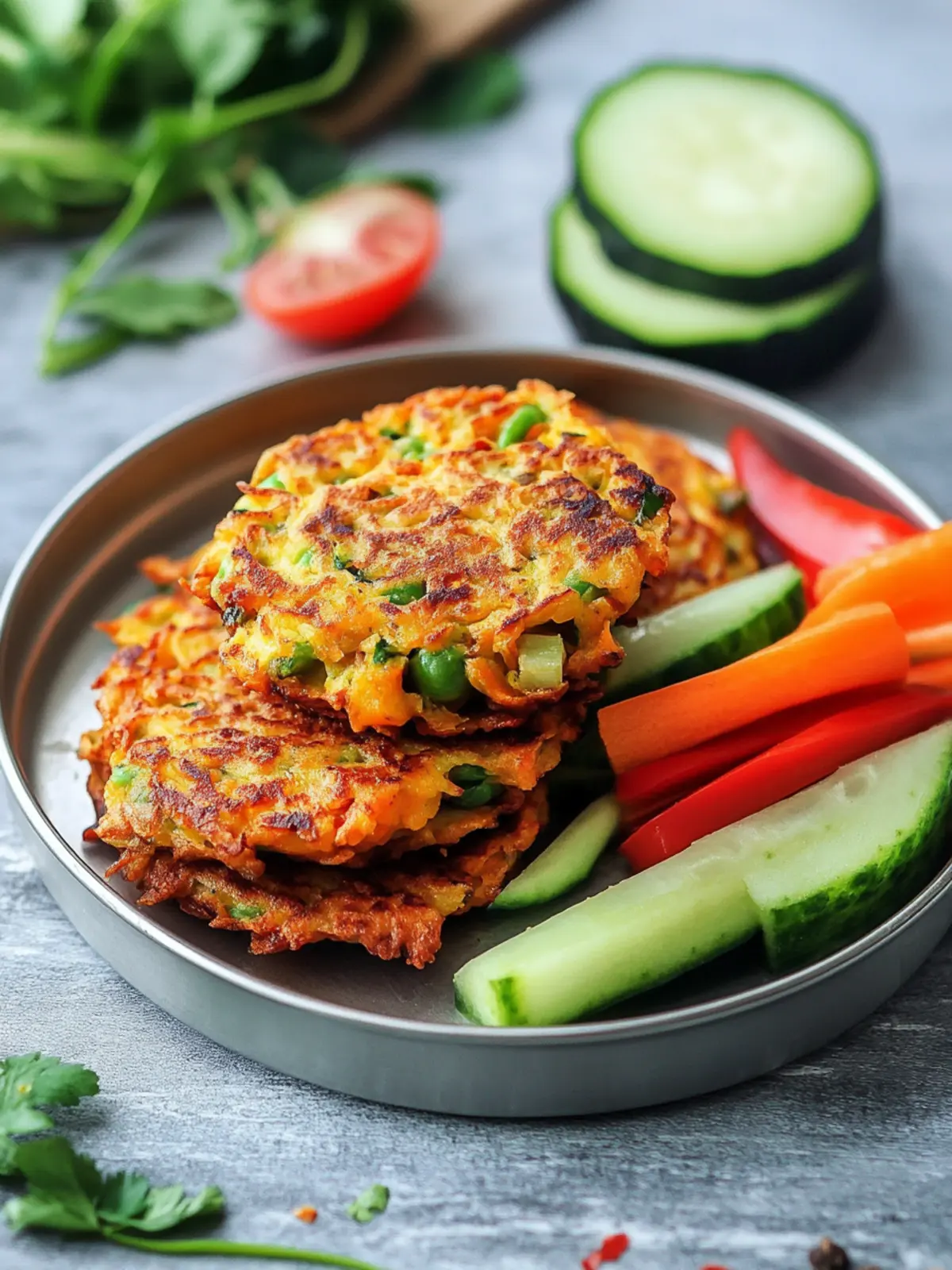 Delicious Simple Vegetable Loaded Fritters for Every Meal 2 simple vegetable loaded fritters