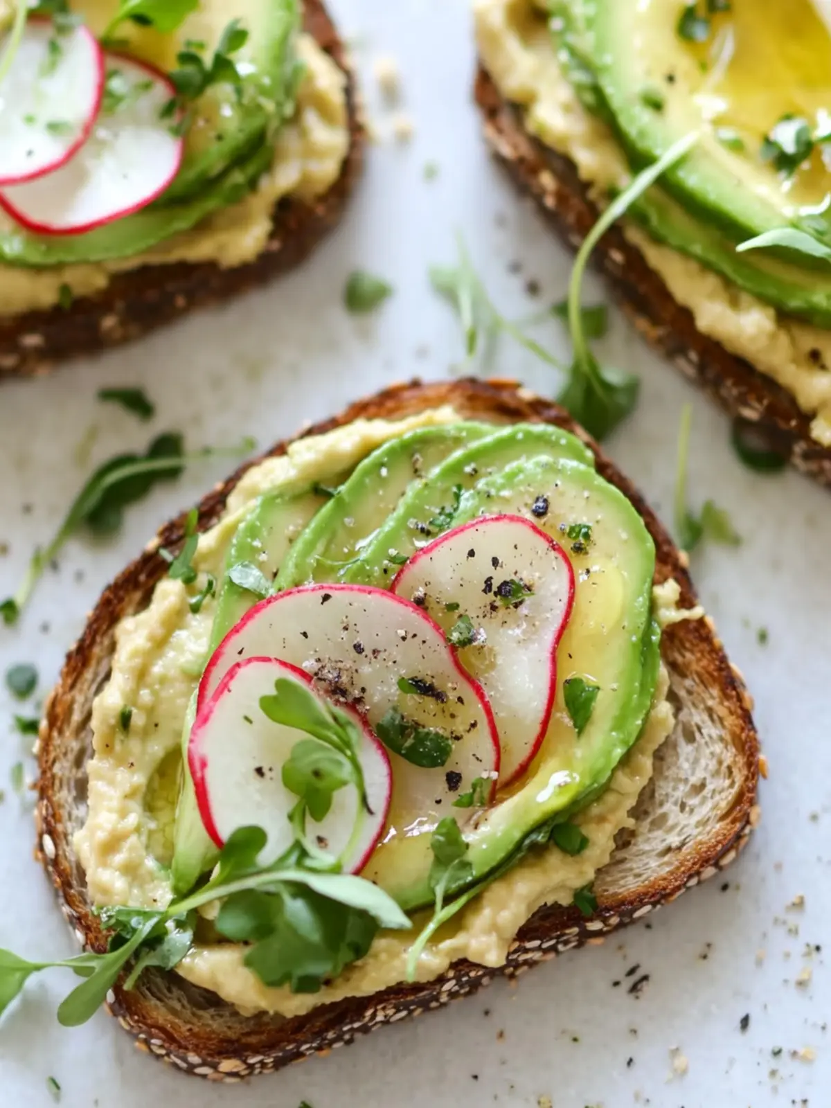 Irresistible Hummus Avocado Toast for Quick Vegan Delights 4 Hummus Avocado Toast