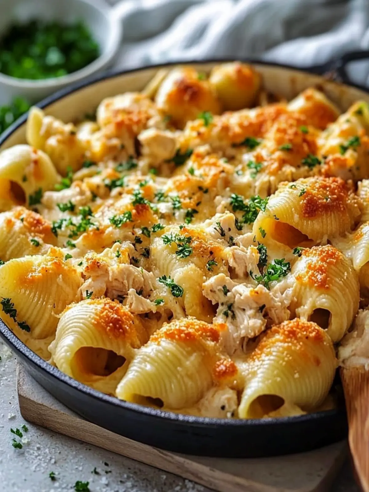 Cheesy Chicken Shells