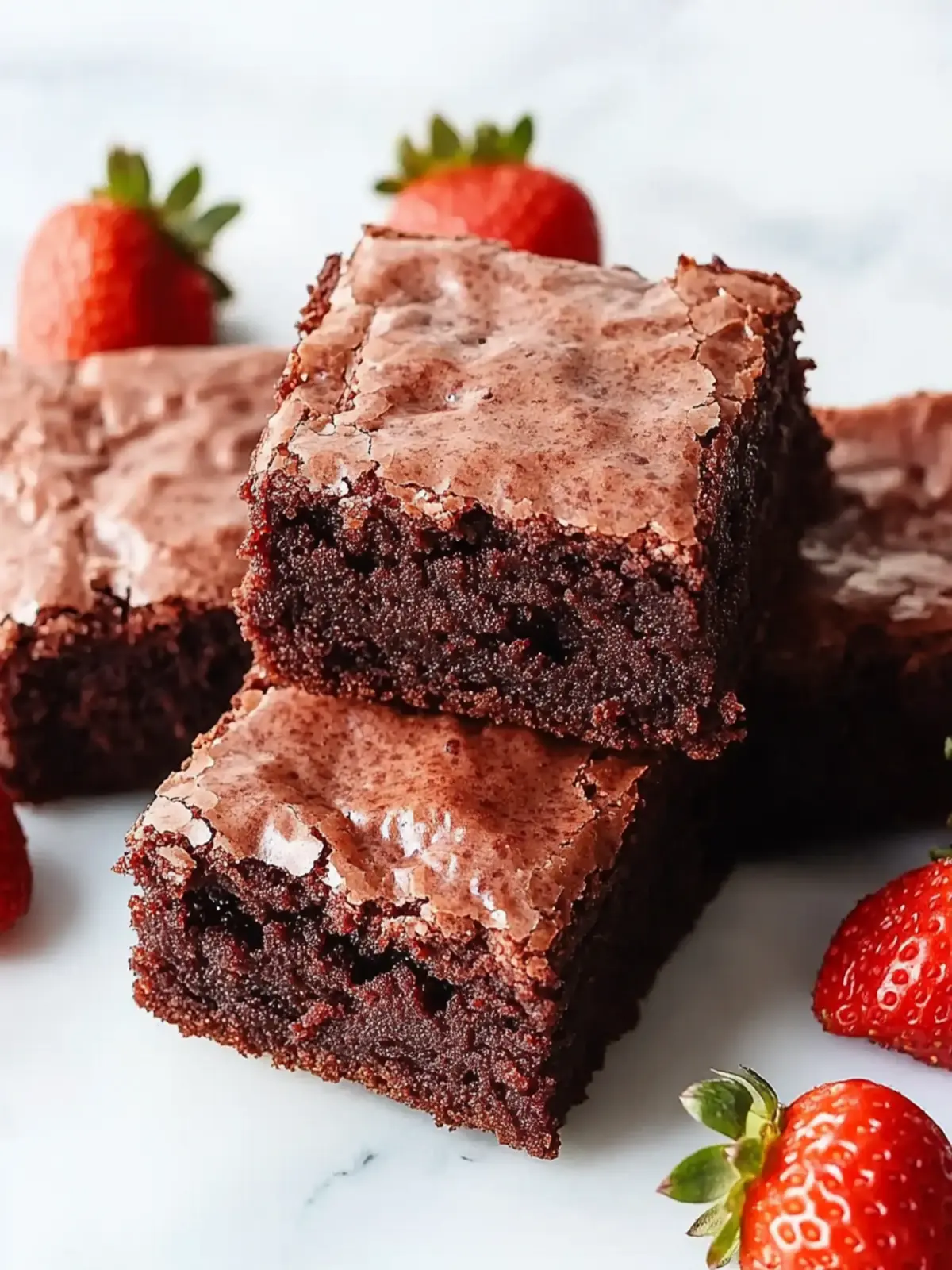 Fudgy Strawberry Brownies: Your New Favorite Dessert Delight 4 Fudgy Strawberry Brownies