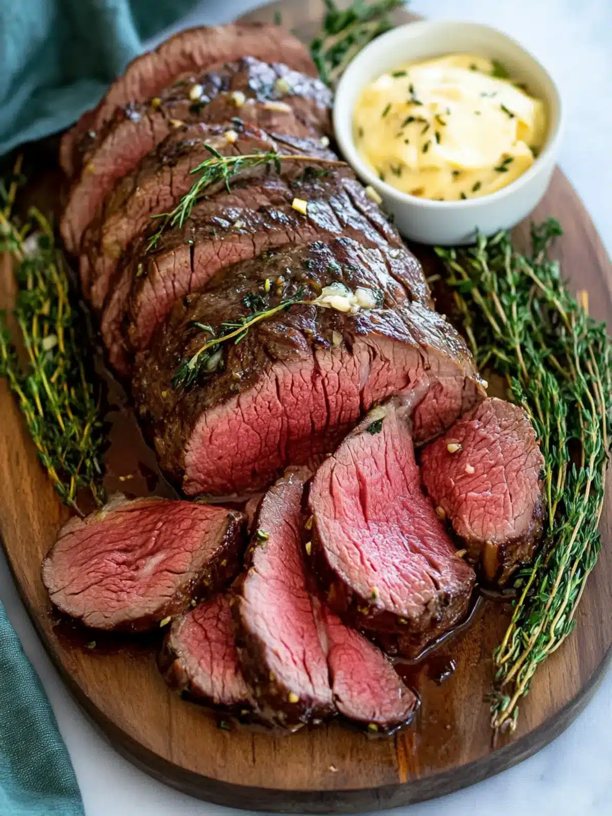 Beef Tenderloin (with Garlic Butter Sauce)