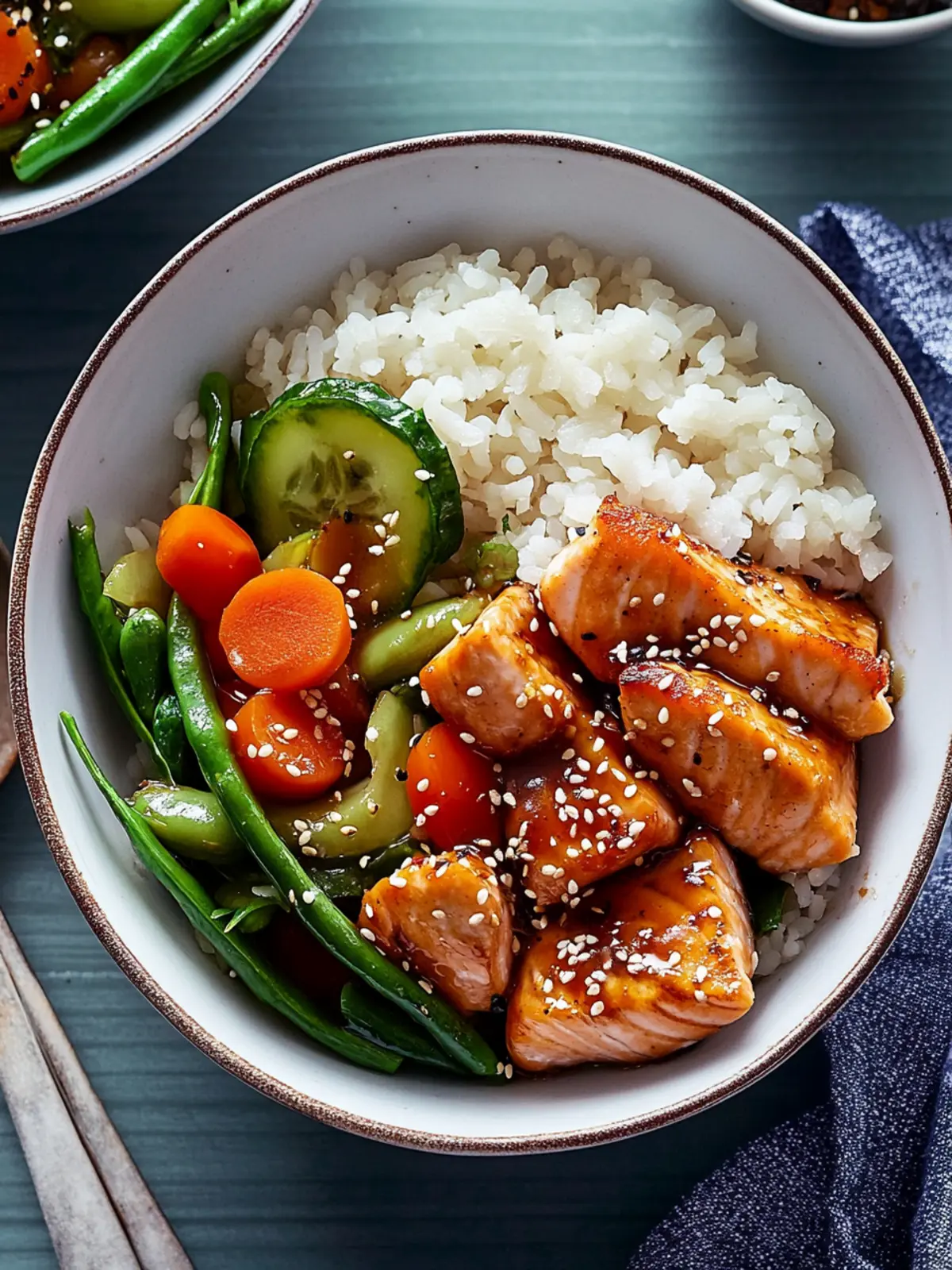 Delicious Soy-Glazed Salmon Bowls Perfect for Quick Dinners 3 Soy-Glazed Salmon Bowls