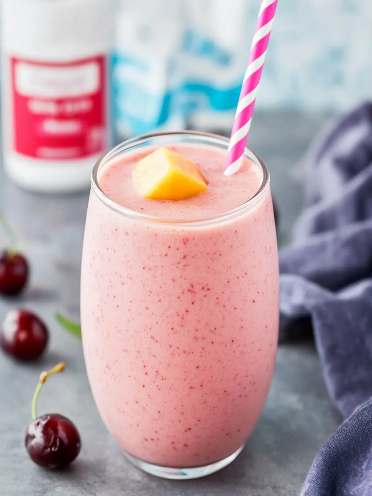 Delicious Mango Cherry Smoothie for a Refreshing Boost 2 Mango Cherry Smoothie
