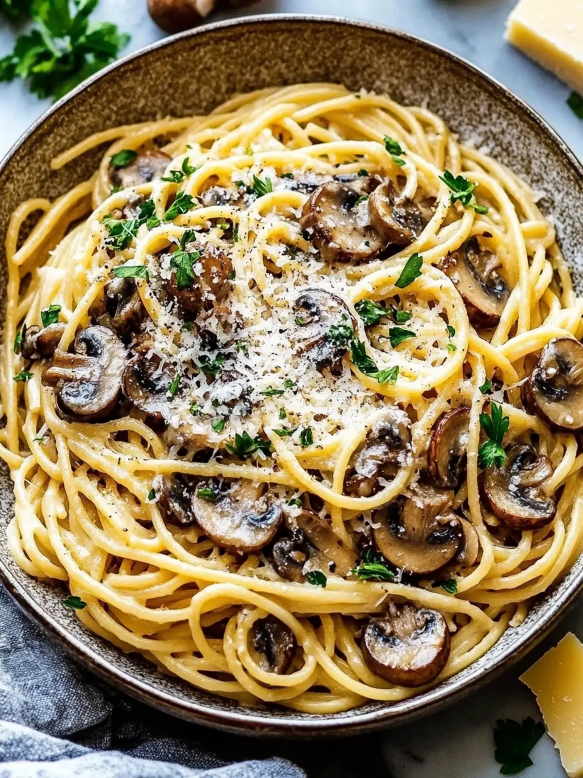 Cozy Mushroom Parmesan Pasta: Comfort Food in 30 Minutes 3 Cozy Mushroom Parmesan Pasta