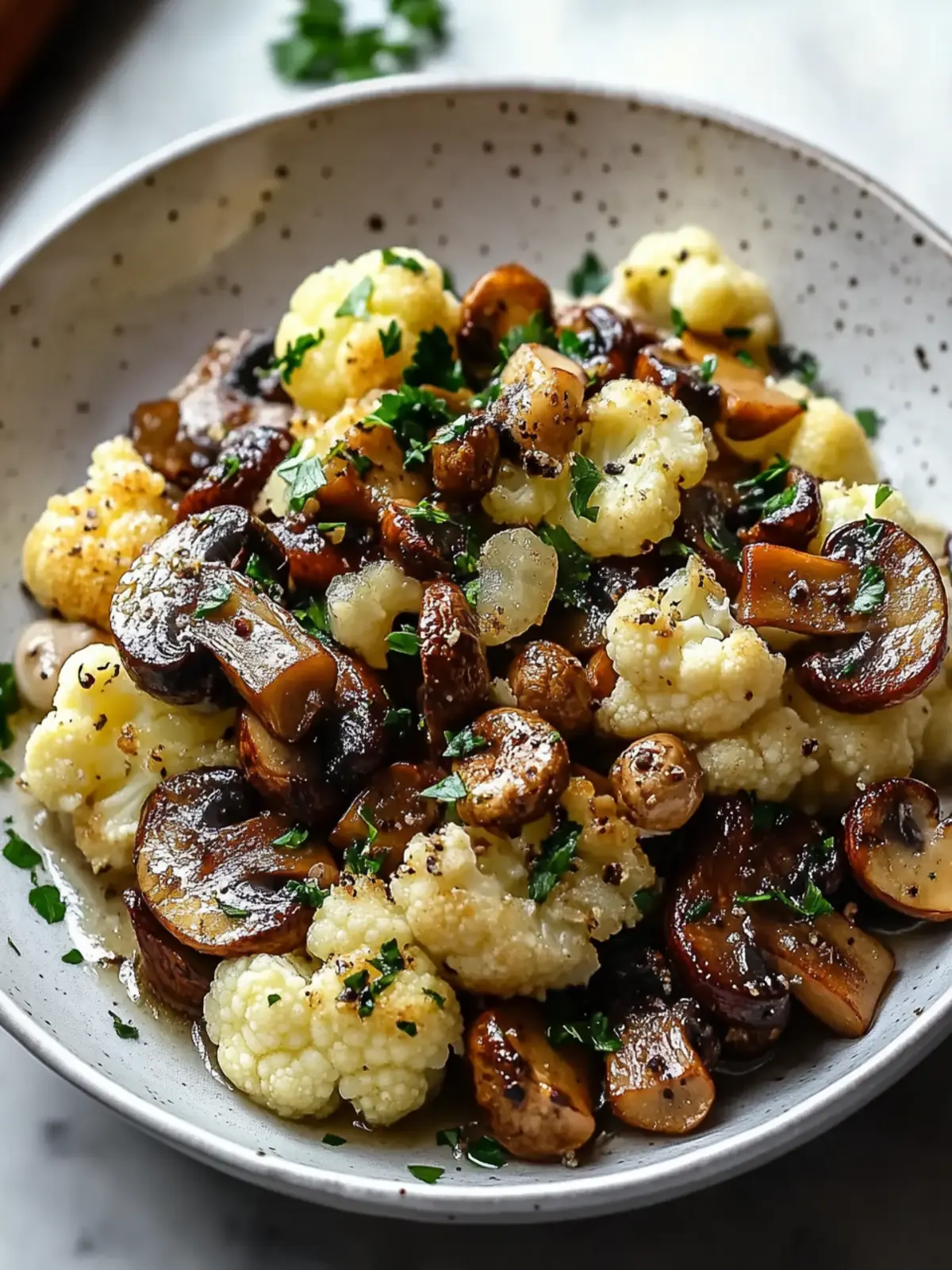 Sizzling Garlic Mushrooms and Cauliflower Delight in Minutes 3 Sizzling Garlic Mushrooms and Cauliflower Delight