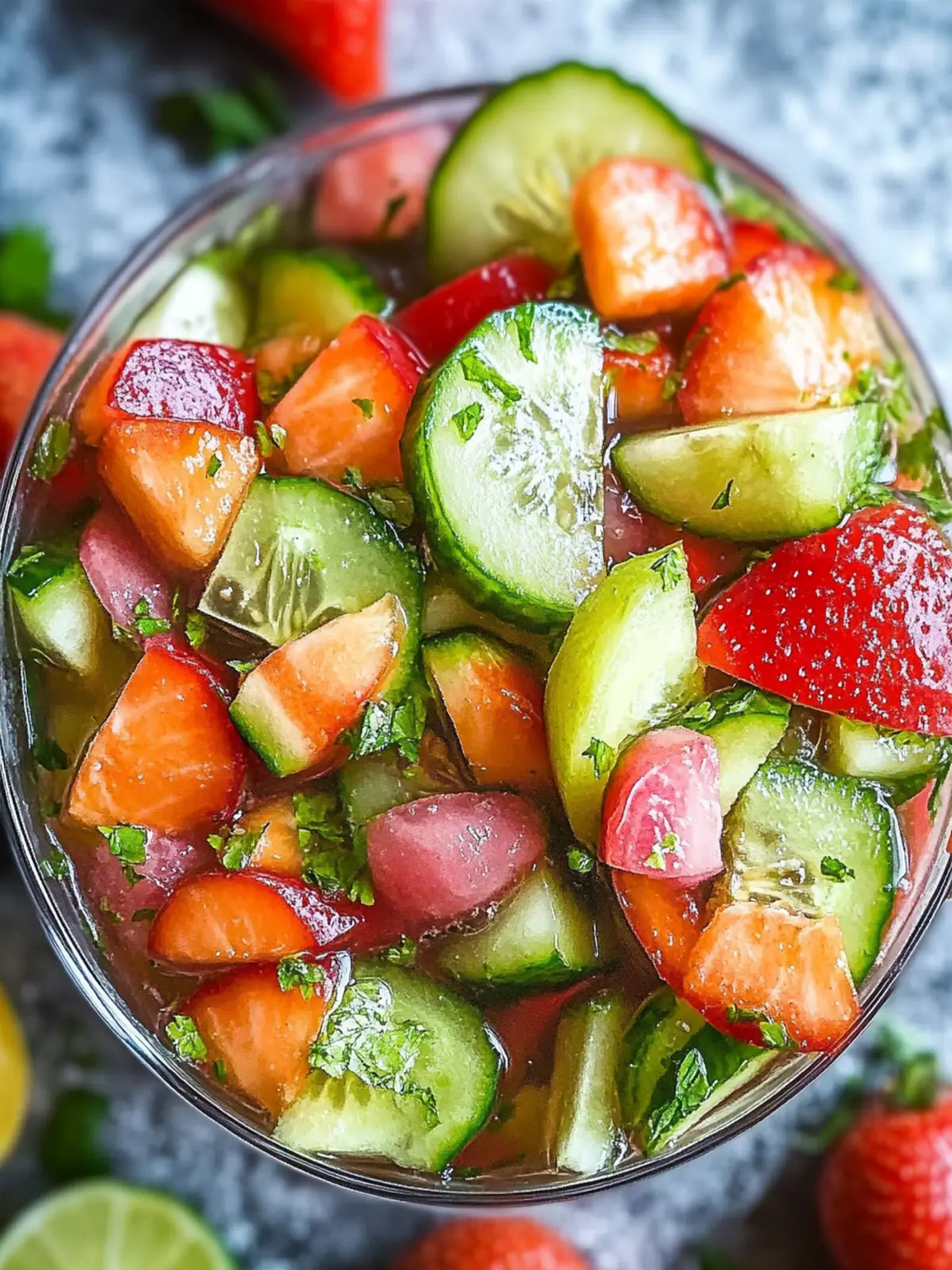 Healthy Recipes: Zesty Cucumber Tomato Avocado Salad Magic 2 Healthy Recipes