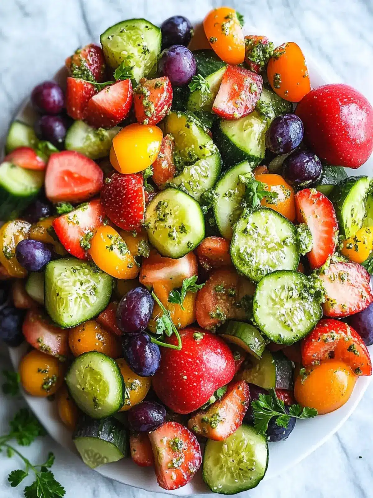 Healthy Recipes: Zesty Cucumber Tomato Avocado Salad Magic 3 Healthy Recipes