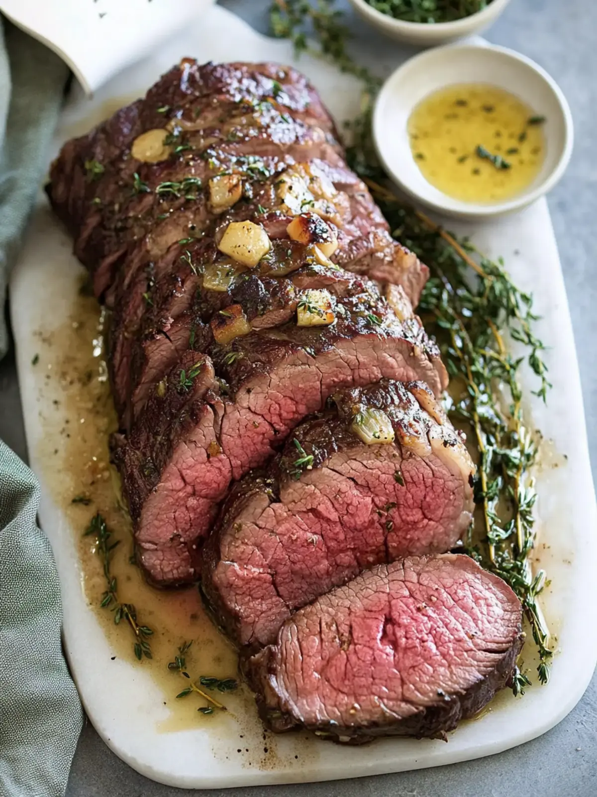 Beef Tenderloin (with Garlic Butter Sauce)