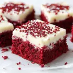 Red Velvet Cookie Bars