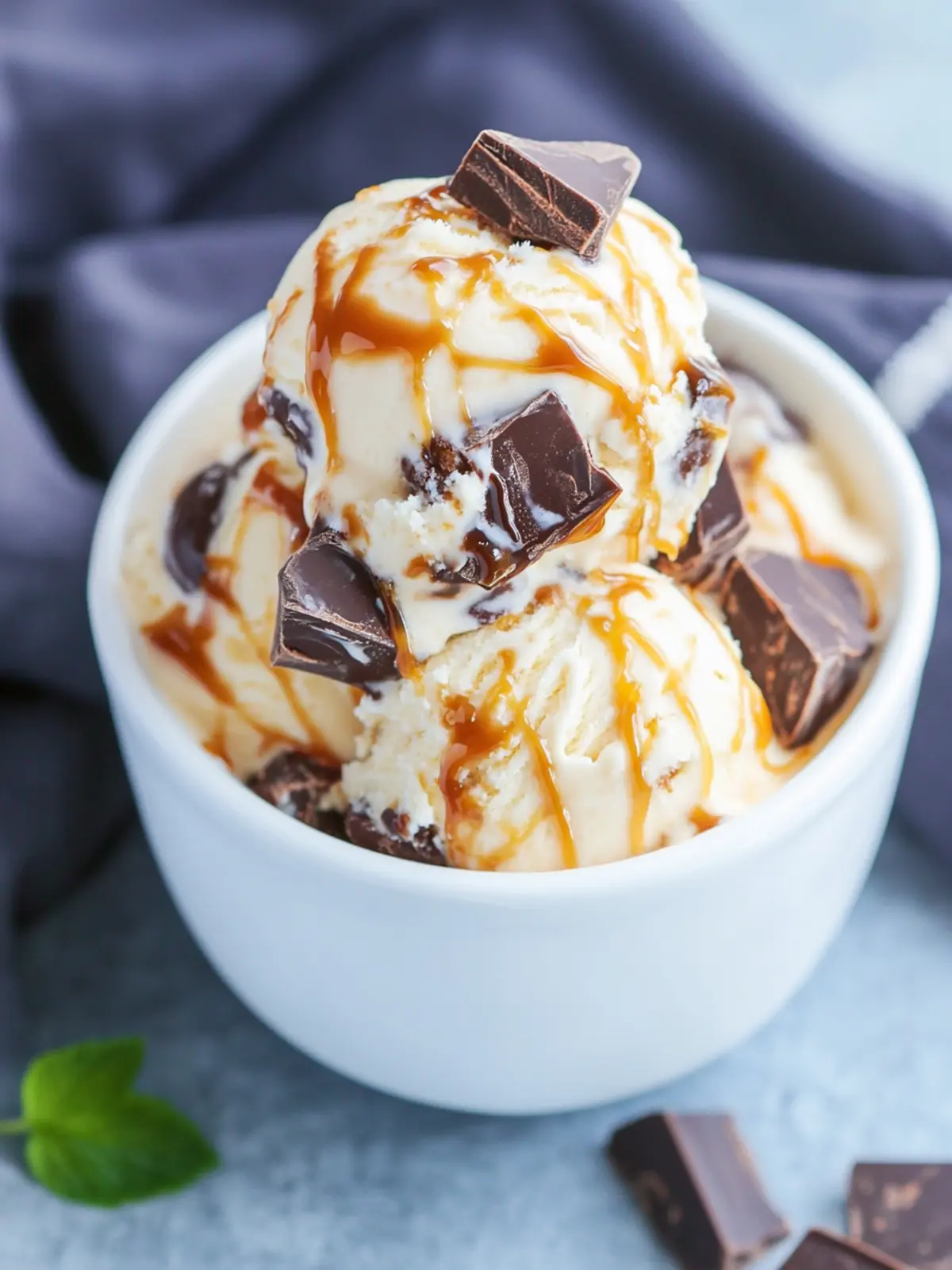 Delicious Salted Caramel Chocolate Chunk Ice Cream Made Easy 2 Salted Caramel Chocolate Chunk Ice Cream