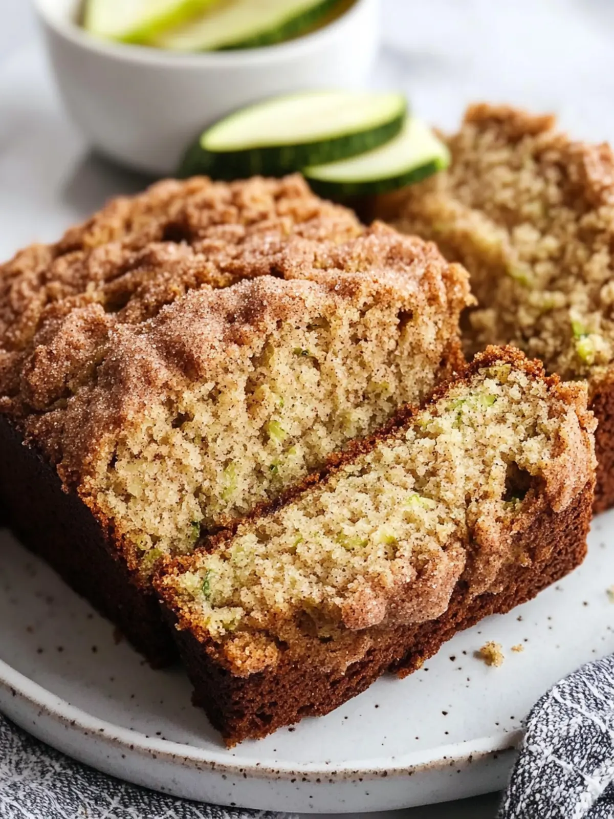 The Best Snickerdoodle Zucchini Bread