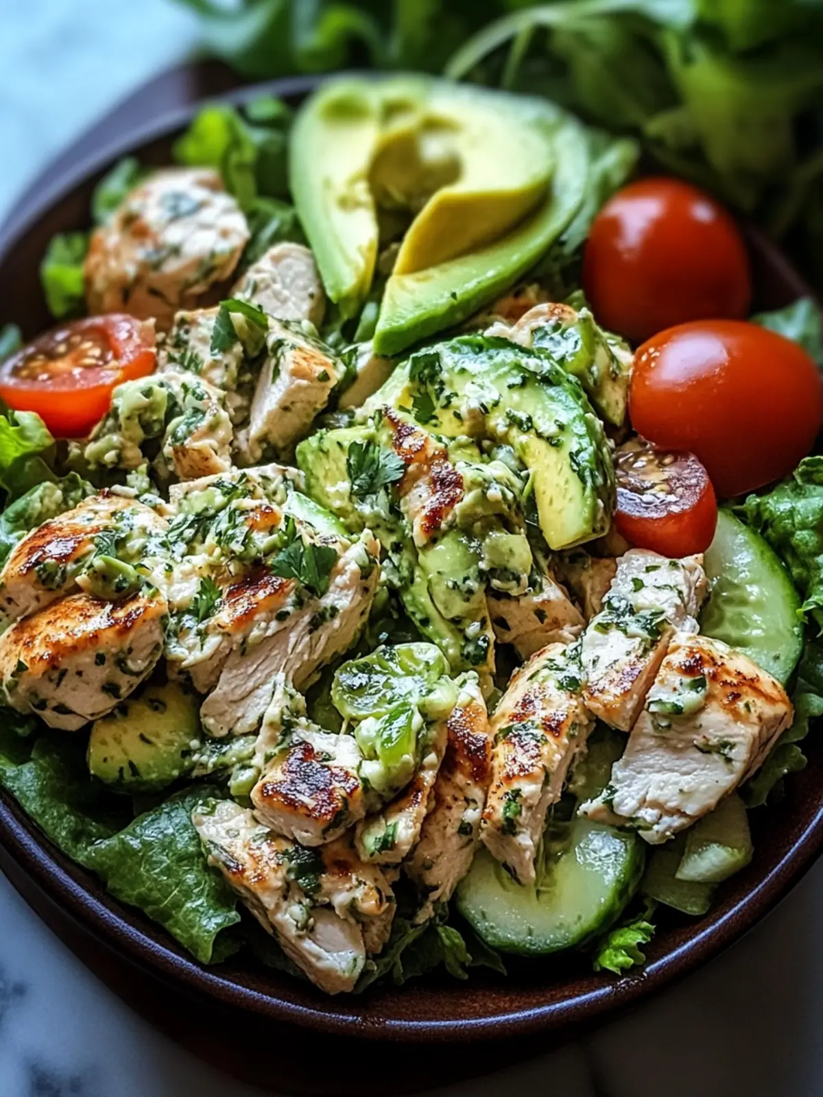 Delicious Avocado Herb Chicken Salad That's a Total Game Changer 5 Avocado Herb Chicken Salad