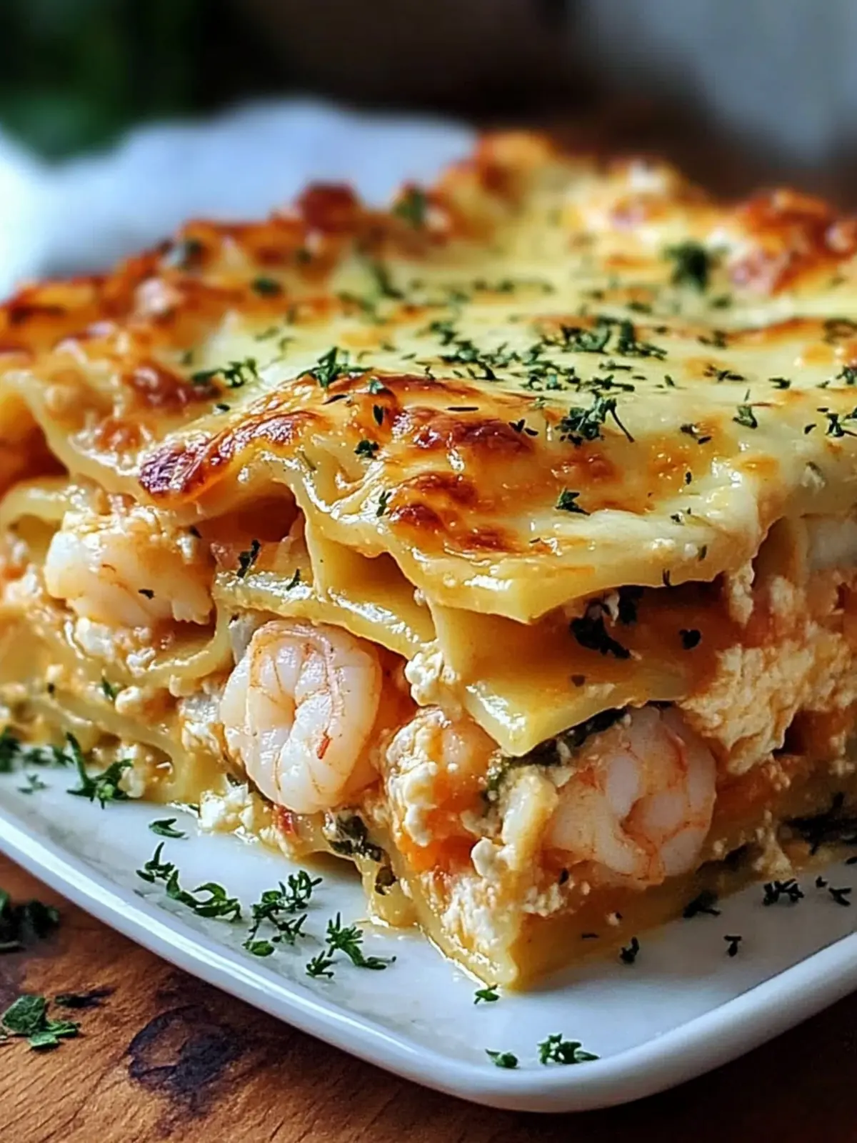 Garlic Butter Shrimp Scampi Lasagna: Comfort Food Redefined 4 Garlic Butter Shrimp Scampi Lasagna