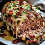 Bacon Mushroom Swiss Cheese Meatloaf: Family Favorite Delight 7 Bacon, mushrooms, Swiss cheese, meatloaf
