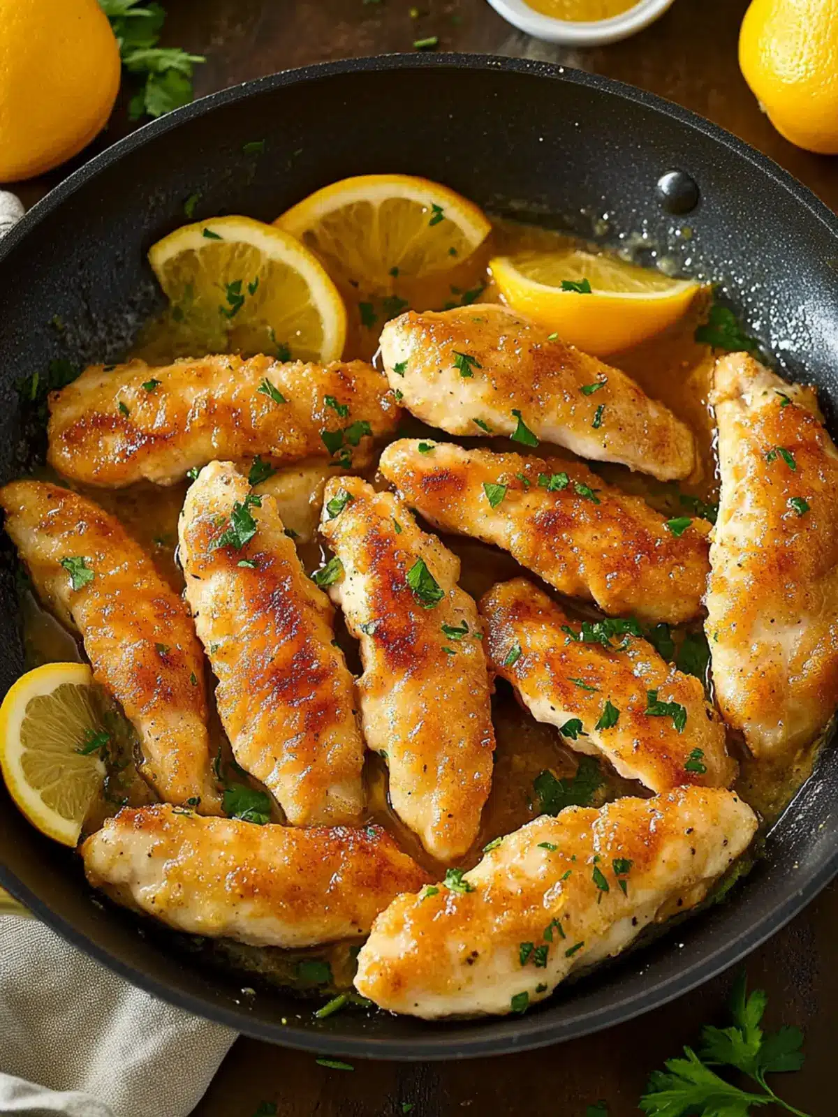 Skillet Citrus Chicken Tenders