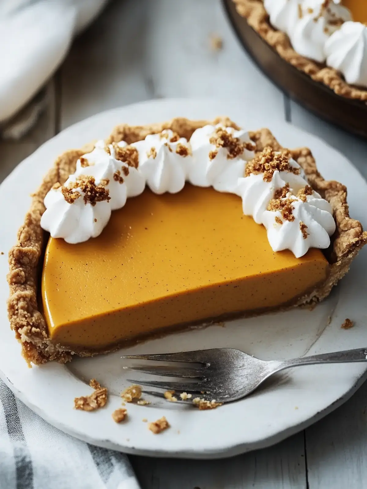 Vegan Pumpkin Custard Pie: A Creamy Delight for Fall 5 Vegan Pumpkin Custard Pie
