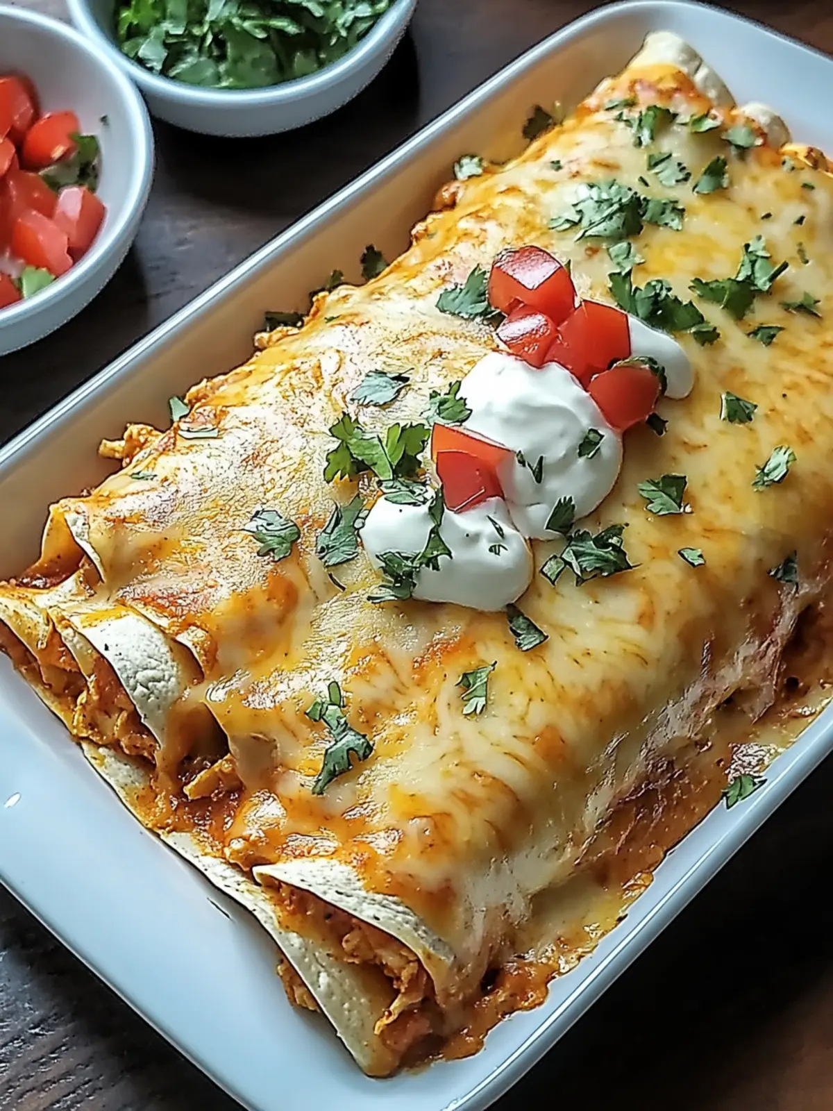 Indulgent Queso Chicken Enchiladas for a Cozy Weeknight Dinner 5 Indulgent Queso Chicken Enchiladas