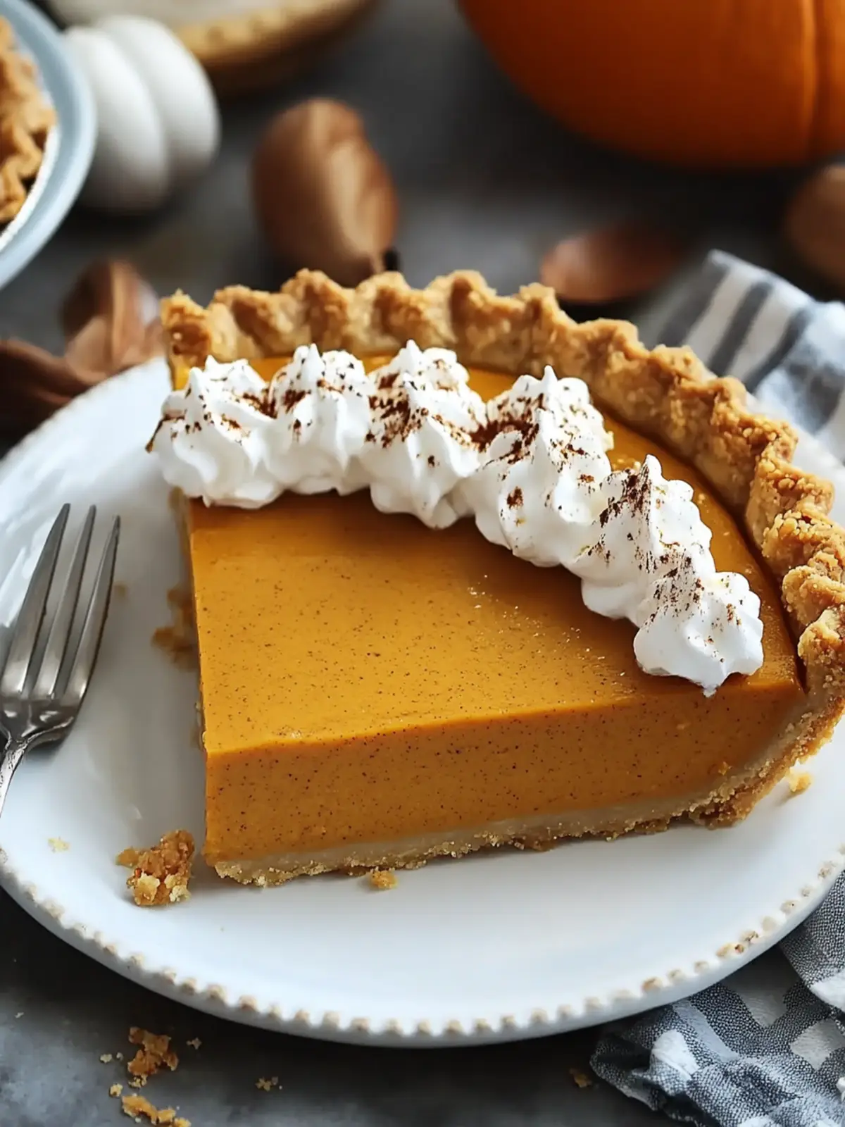 Vegan Pumpkin Custard Pie: A Creamy Delight for Fall 3 Vegan Pumpkin Custard Pie