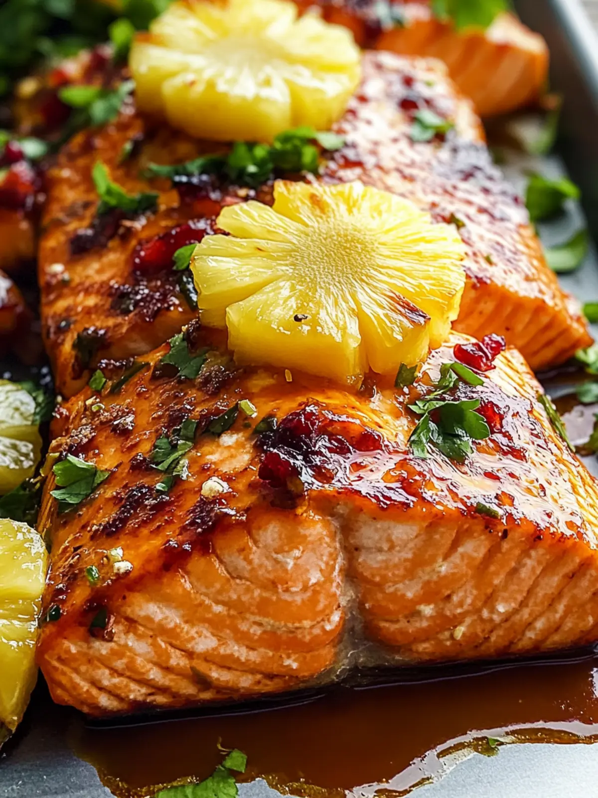 Baked Pineapple Salmon