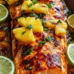 Baked Pineapple Salmon