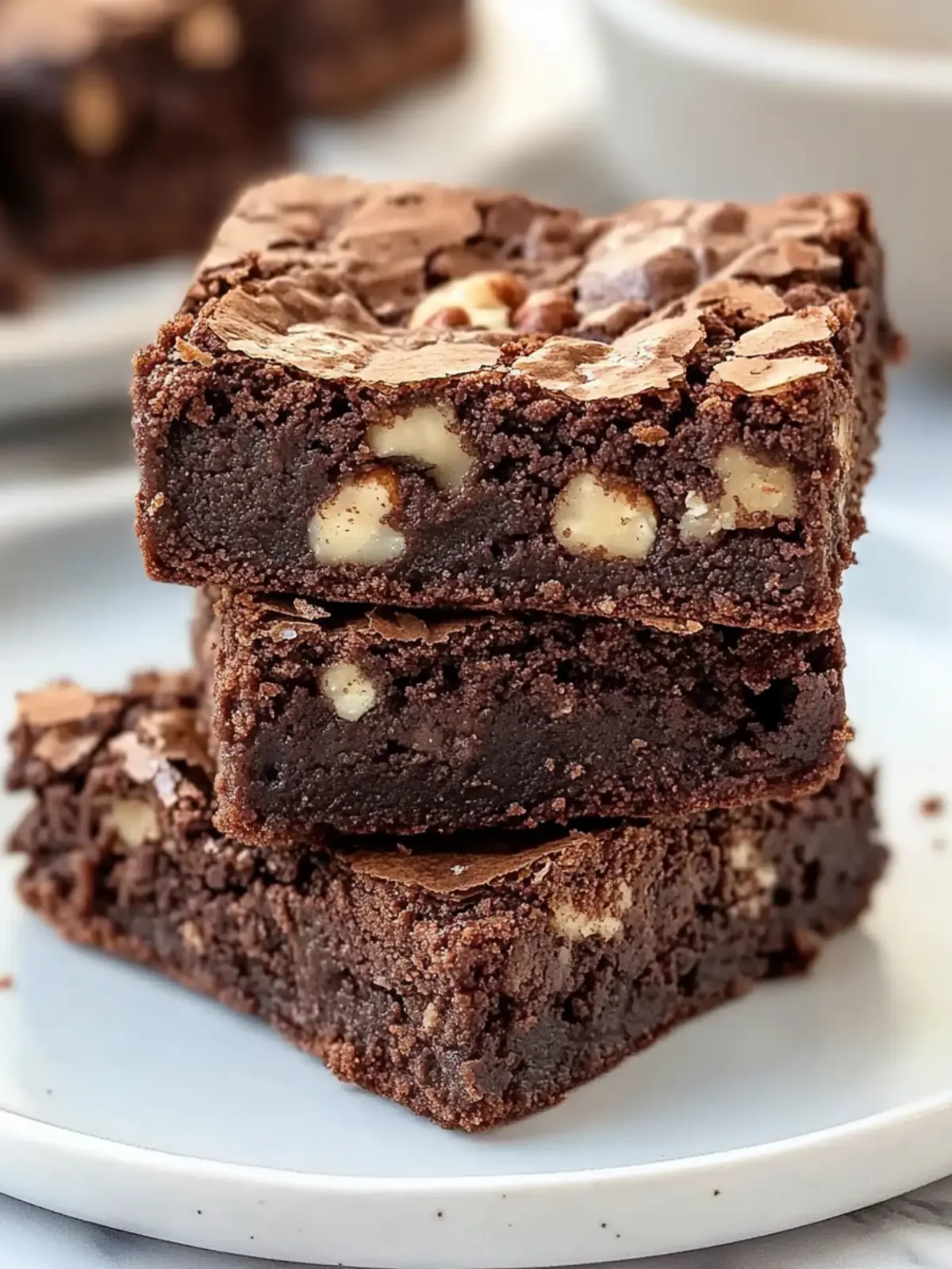 Decadent Fudgy Walnut Brownies You Can't Resist 2 Walnut Brownies