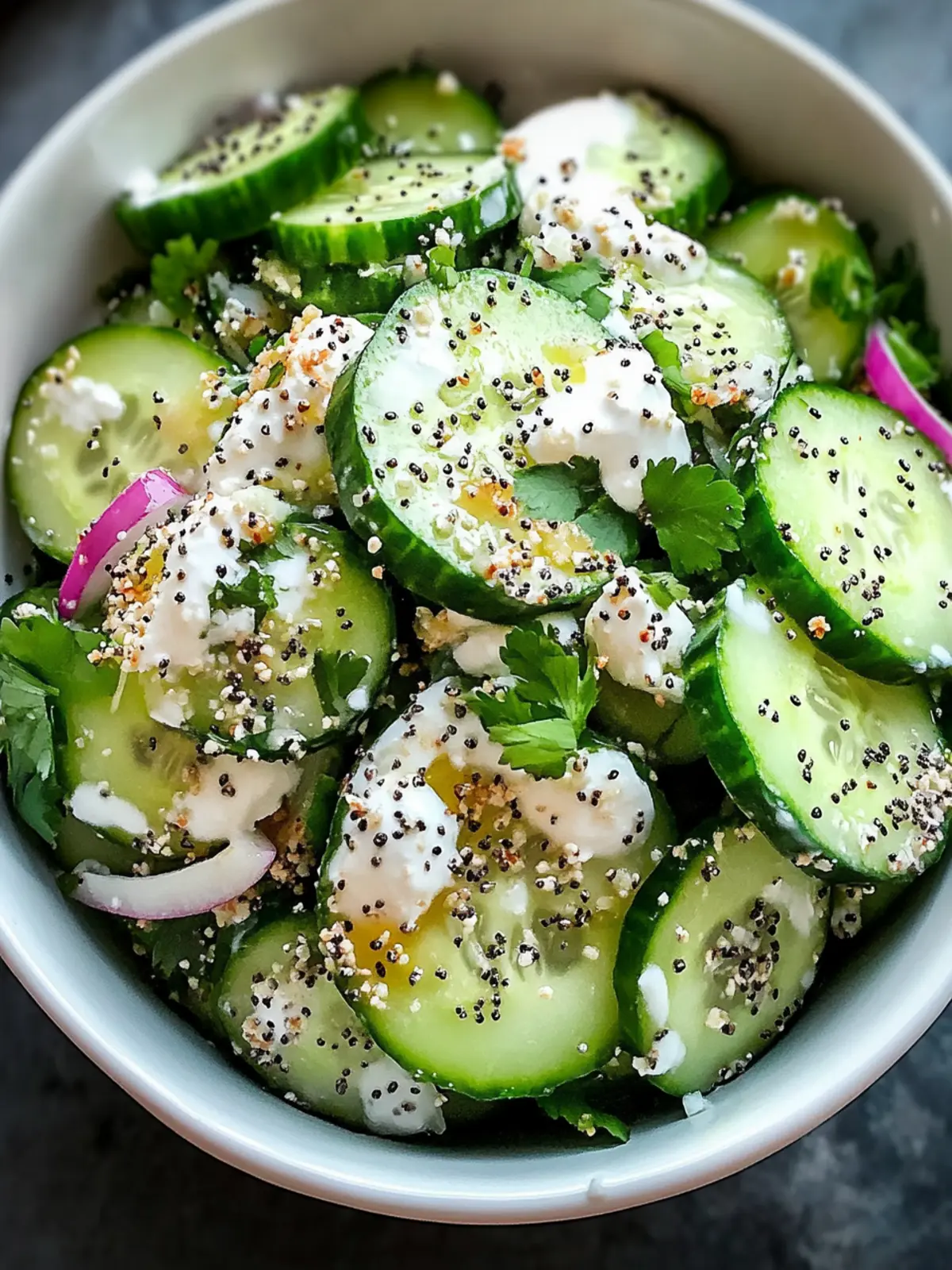 Cucumber Everything Bagel Salad That's Refreshingly Delicious 3 Cucumber Everything Bagel Salad
