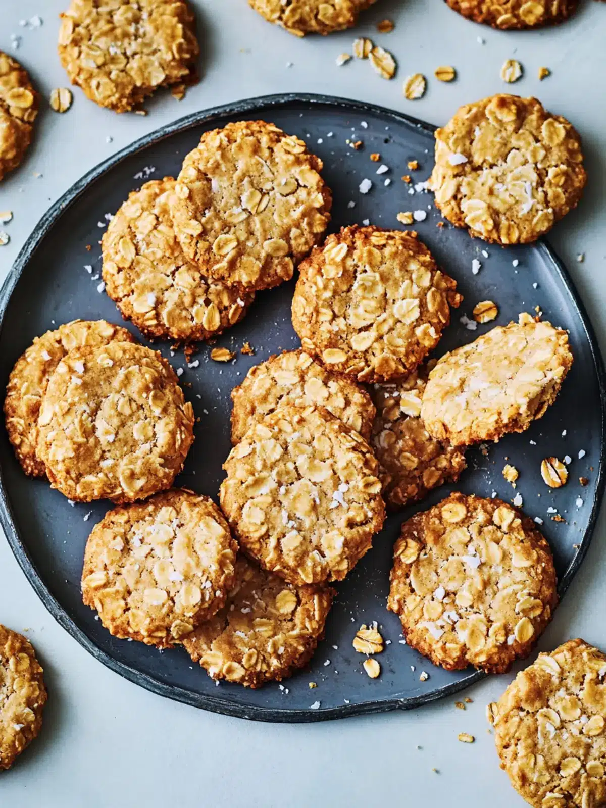 Irresistible Anzac Biscuits: Chewy Oat and Coconut Cookies 2 Anzac Biscuits (Oat and Coconut Cookies)