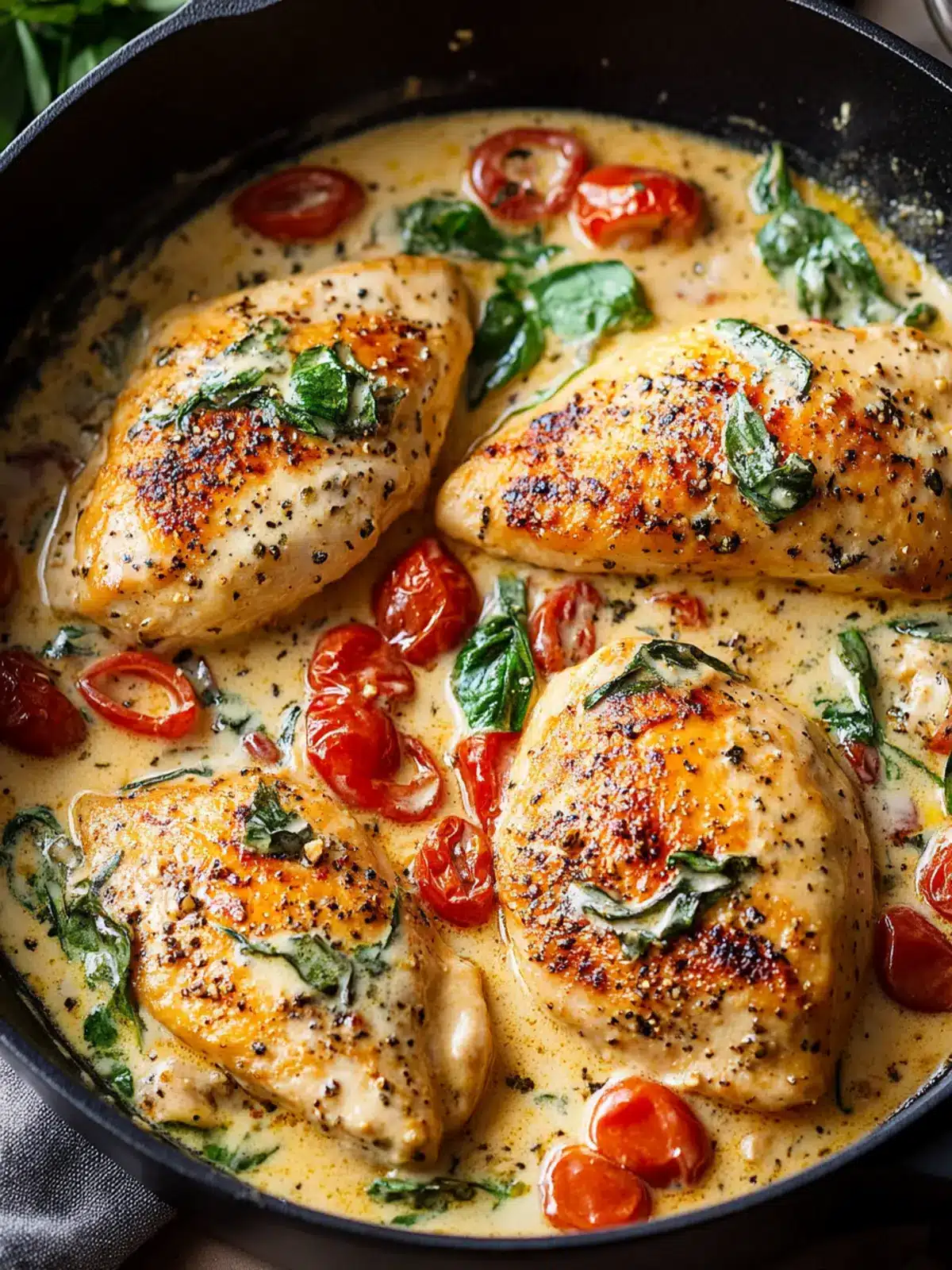 Creamy Tuscan Chicken: Quick Comfort Food You'll Crave 3 Creamy Tuscan Chicken