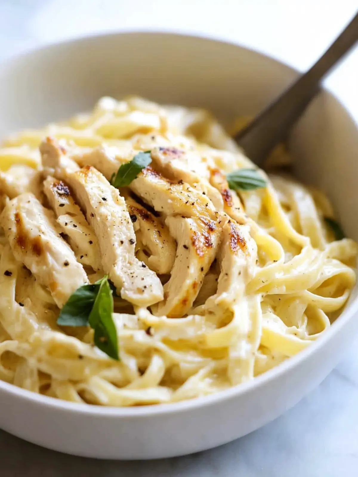 Easy Chicken Alfredo