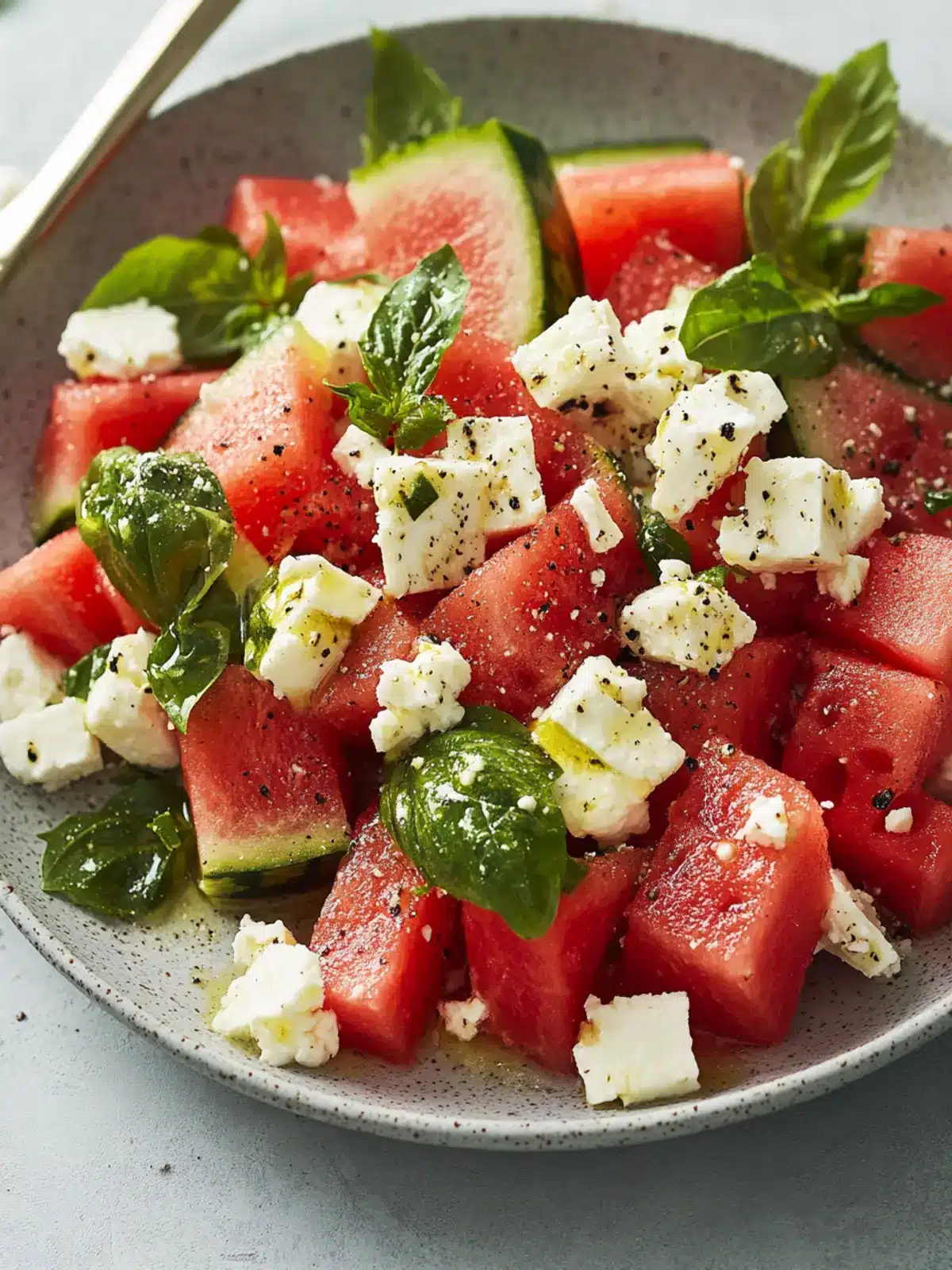 Watermelon and Feta Salad: A Refreshing Summer Delight 2 Watermelon and Feta Salad