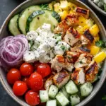 Delicious Greek Chicken Bowls with Easy Tzatziki Recipe 8 Greek Chicken Bowls