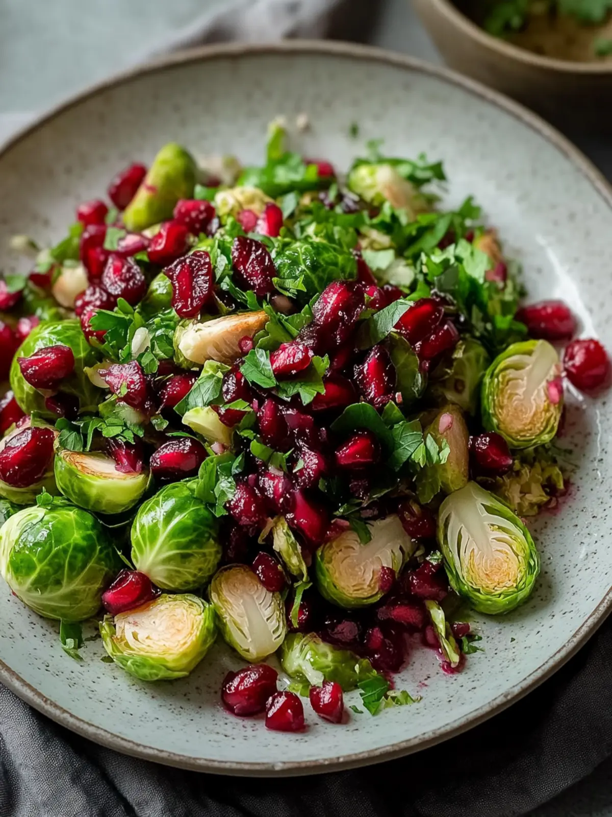Brussels Sprout, Pomegranate & Cranberry Salad Recipe for Winter Bliss 4 Brussels Sprout, Pomegranate & Cranberry Salad Recipe