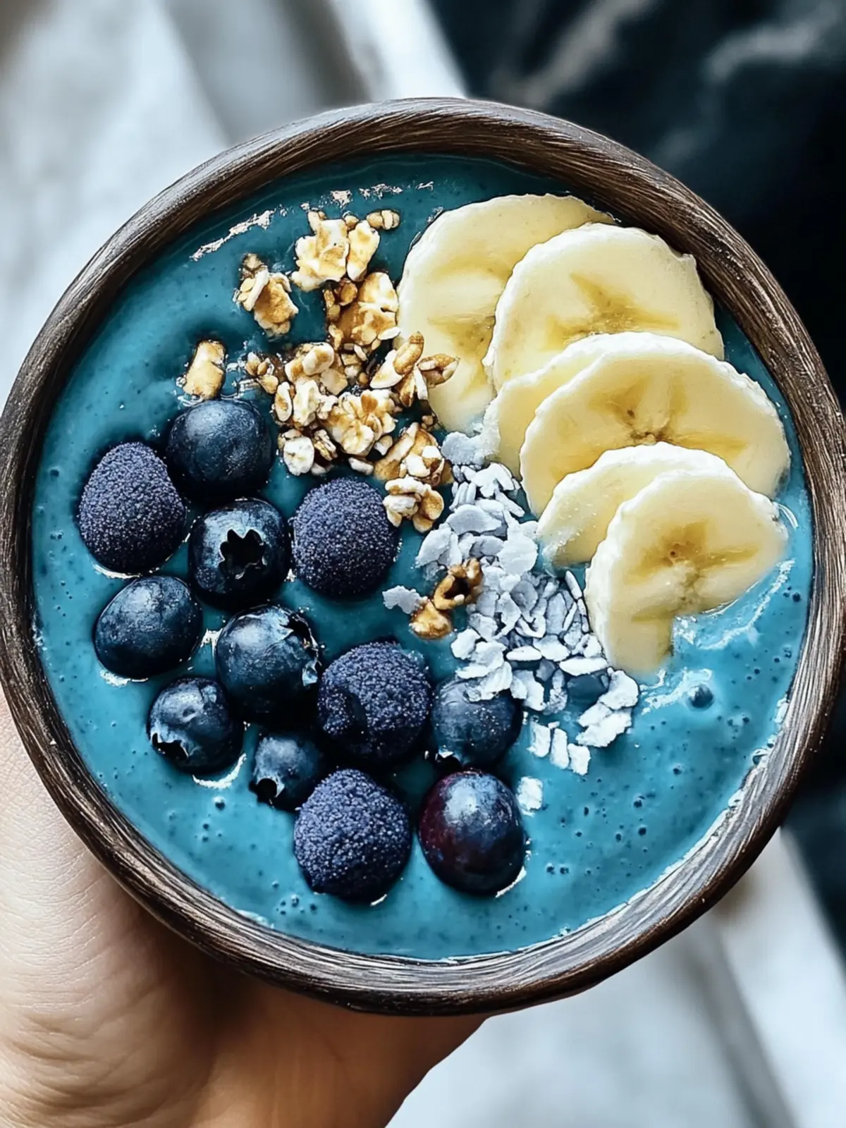Blue Spirulina Smoothie Bowl for a Refreshing Tropical Boost 3 Blue Spirulina Smoothie Bowl
