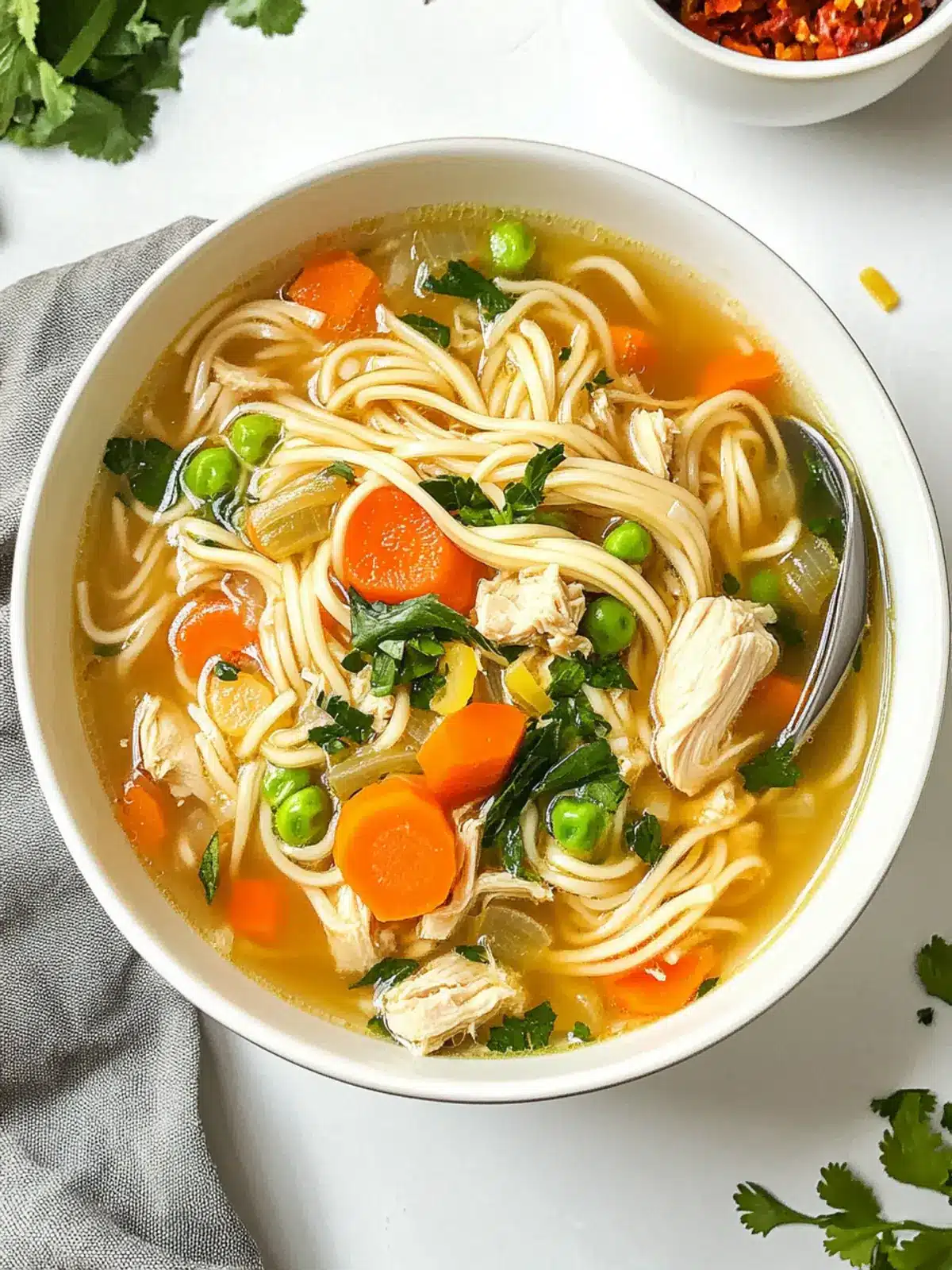 One Pot Easy Asian Chicken Noodle Soup Recipe for Cozy Nights 3 One Pot Easy Asian Chicken Noodle Soup Recipe
