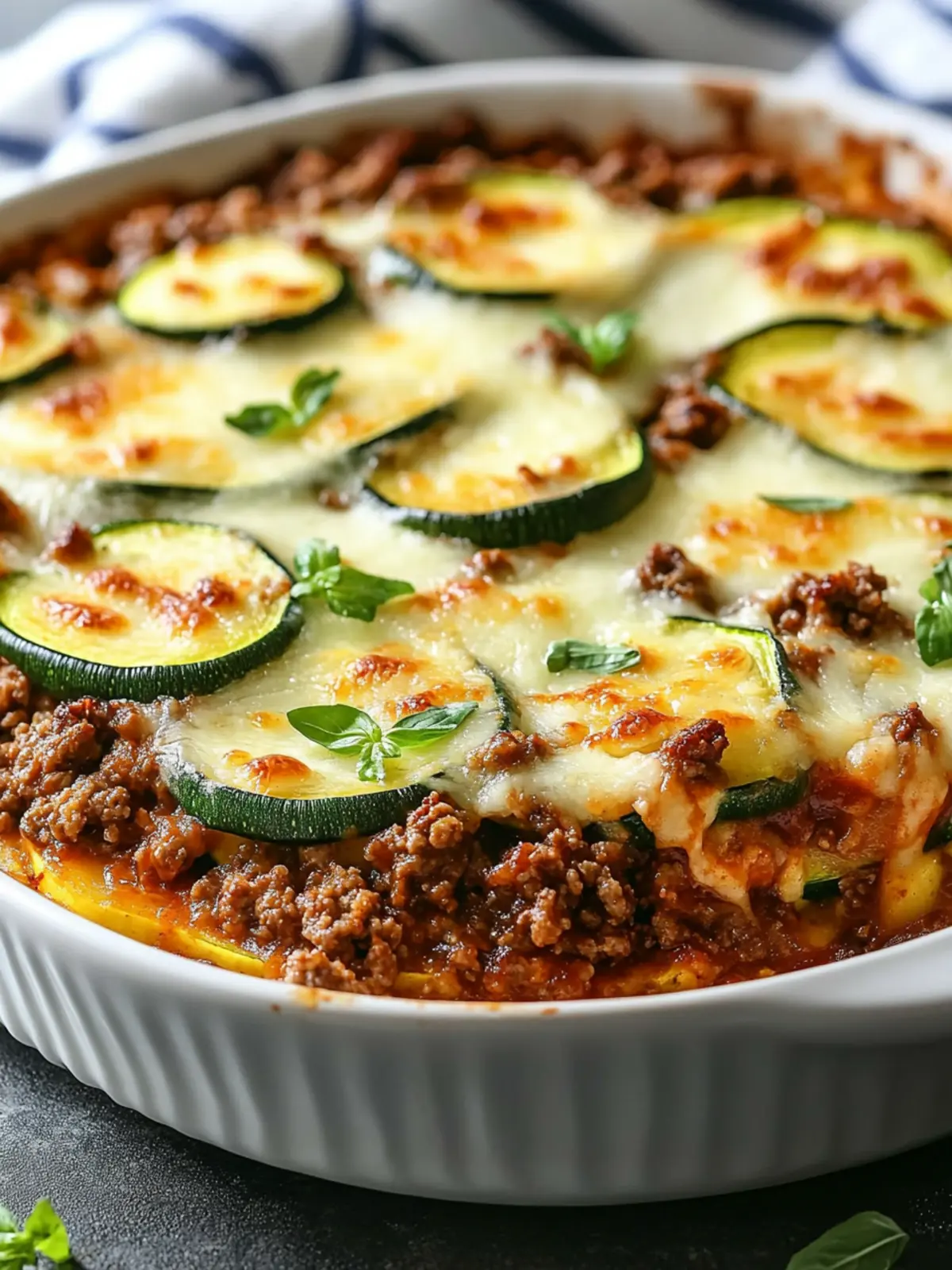 Savory Low-Carb Ground Beef Zucchini Bake You’ll Crave! 5 Low-Carb Ground Beef Zucchini Bake