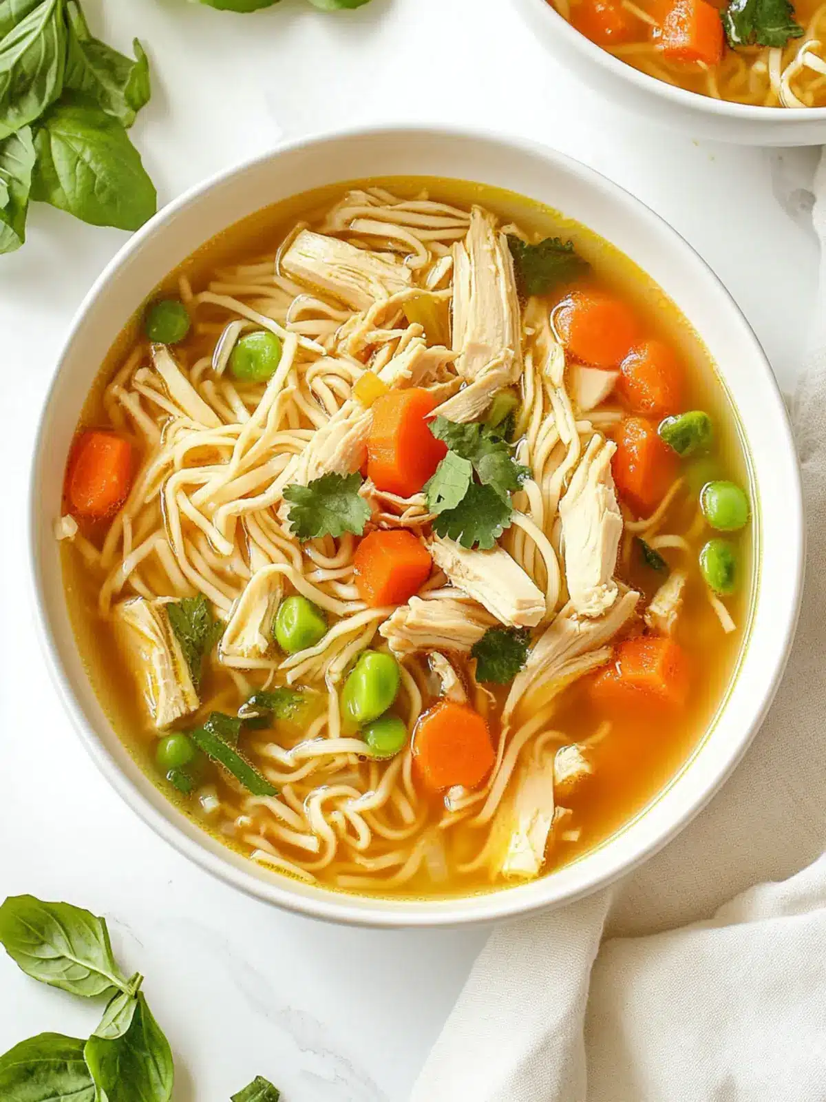 One Pot Easy Asian Chicken Noodle Soup Recipe for Cozy Nights 4 One Pot Easy Asian Chicken Noodle Soup Recipe