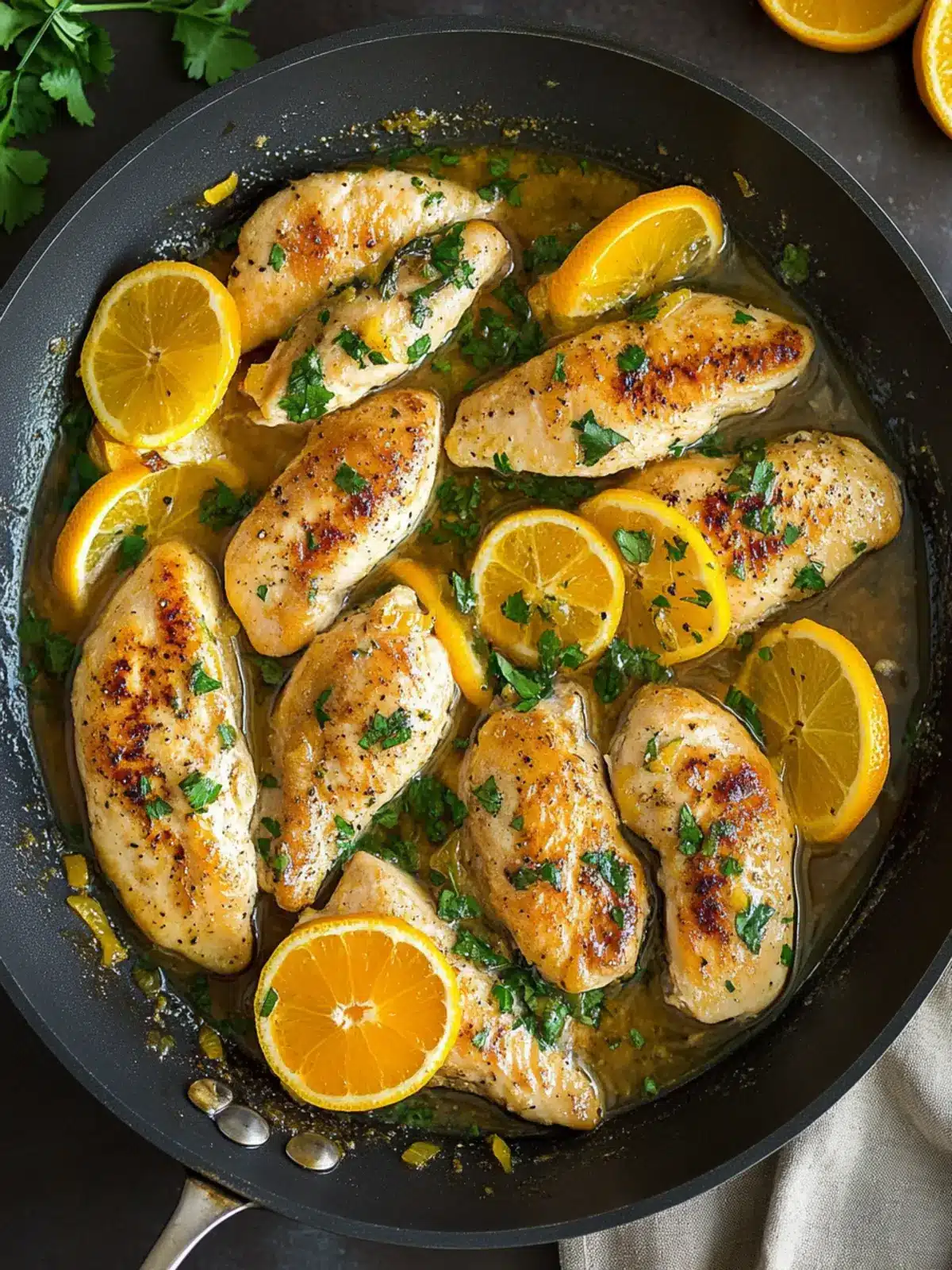 Skillet Citrus Chicken Tenders