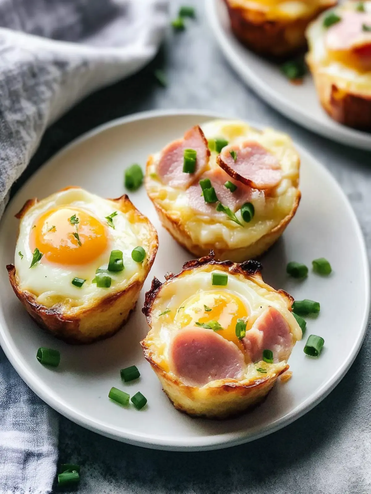 Ham, Egg, and Cheese Brunch Cups: Perfect for Mother's Day! 2 Ham, Egg, and Cheese Brunch Cups- mother's day breakfast