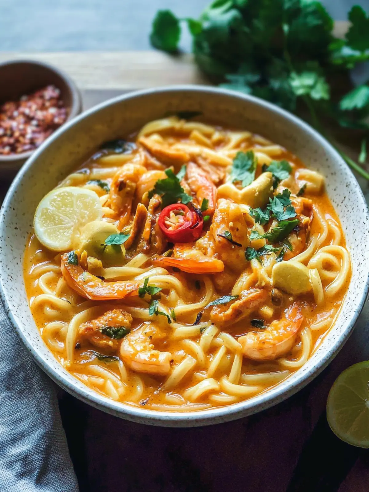 Creamy Tom Yum Udon in 20 Minutes: A Flavorful Weeknight Win 5 Creamy Tom Yum Udon (20 minutes)