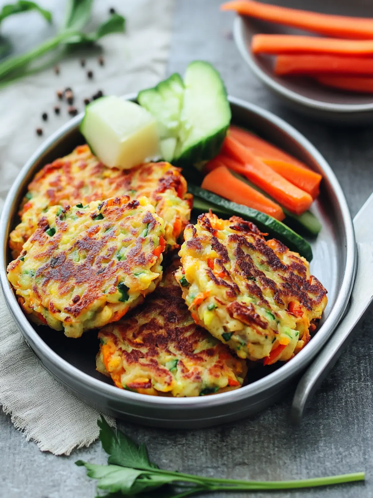 Delicious Simple Vegetable Loaded Fritters for Every Meal 3 simple vegetable loaded fritters