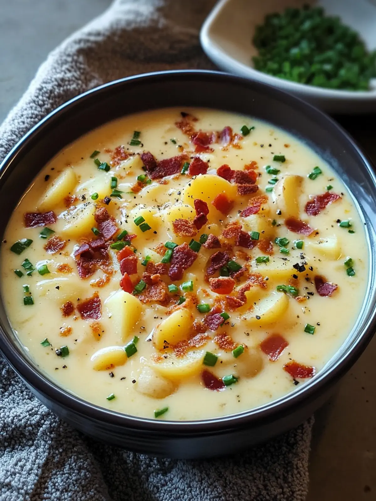 Creamy Loaded Potato Cheese Soup That Warms Your Soul 3 Loaded Potato Cheese Soup