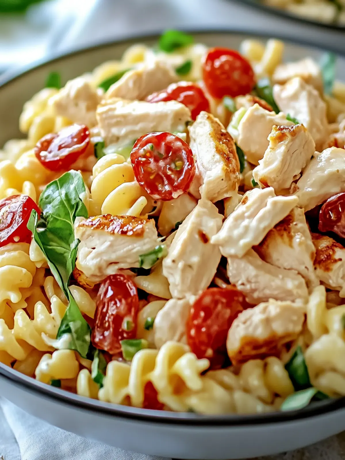 Chicken Club Pasta Salad Delight for Summer Vibes 4 Chicken Club Pasta Salad Delight
