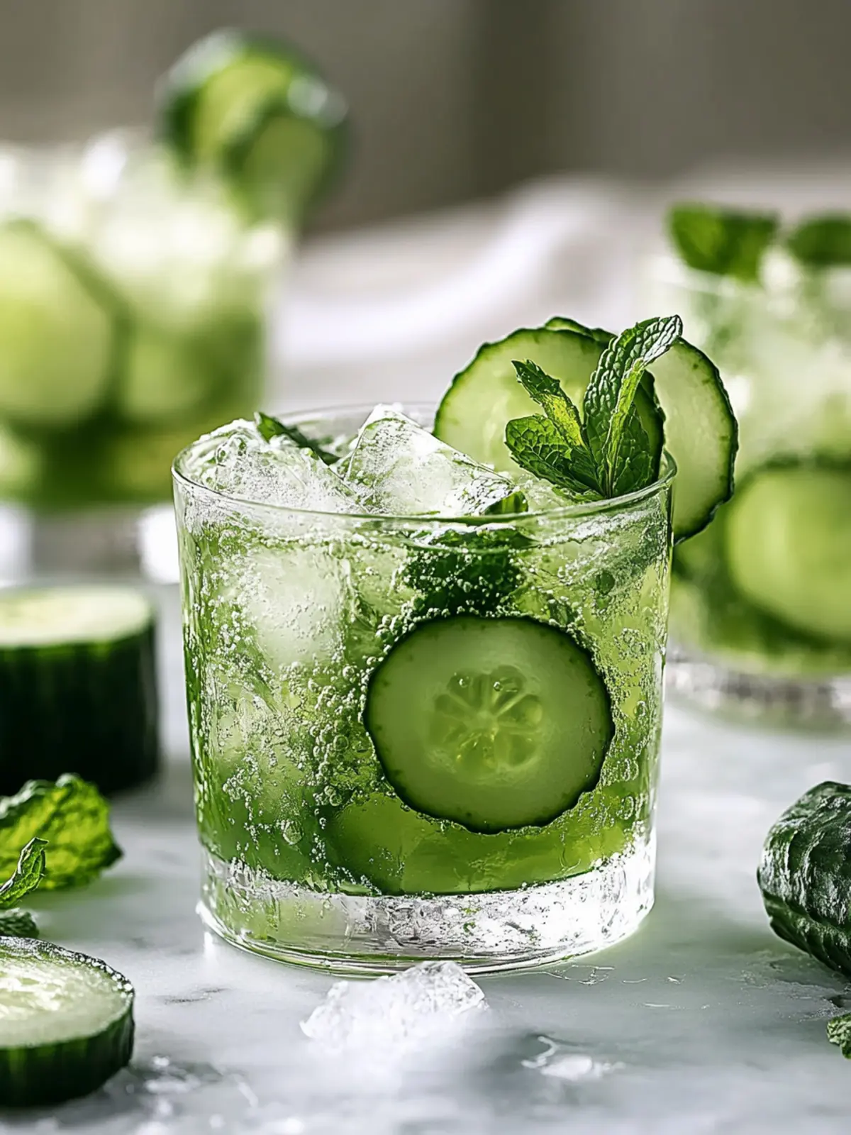 Cucumber Mint Fizz: Refreshing Twist for Hot Summer Days 5 Cucumber Mint Fizz