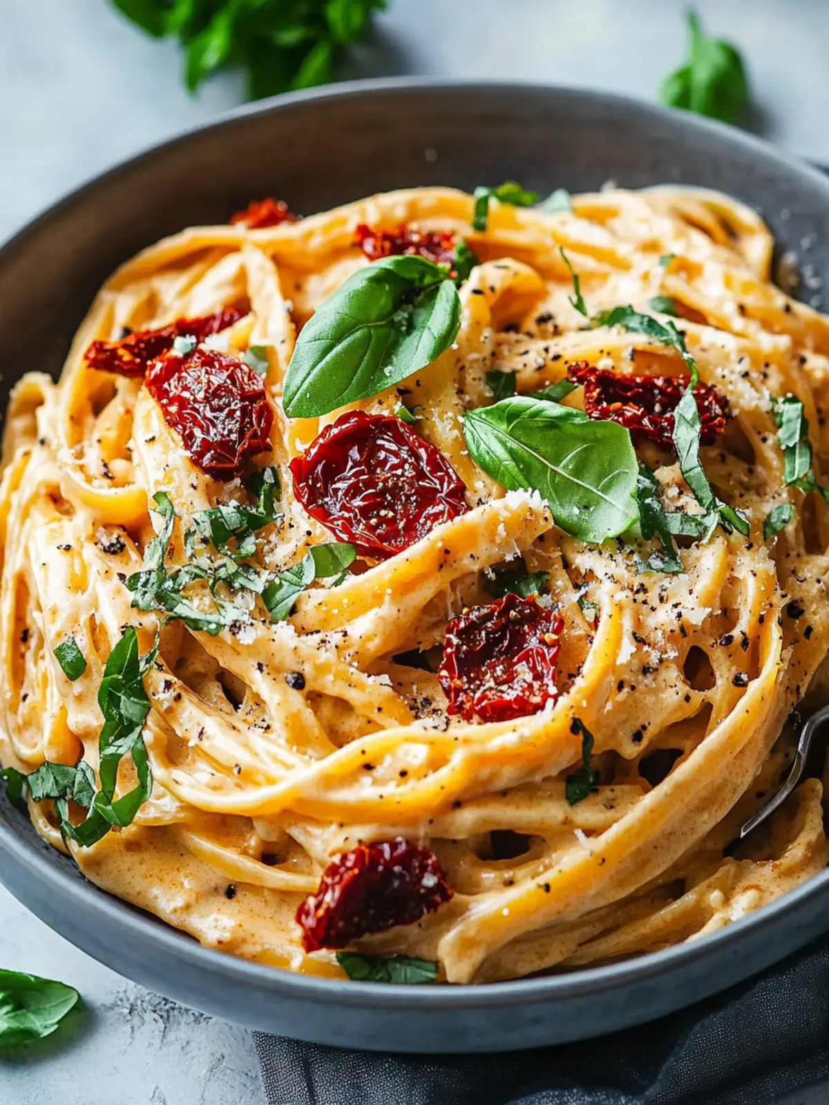 Vegan Creamy Sun Dried Tomato Pasta Recipe for Quick Bliss 3 Vegan Creamy Sun Dried Tomato Pasta Recipe