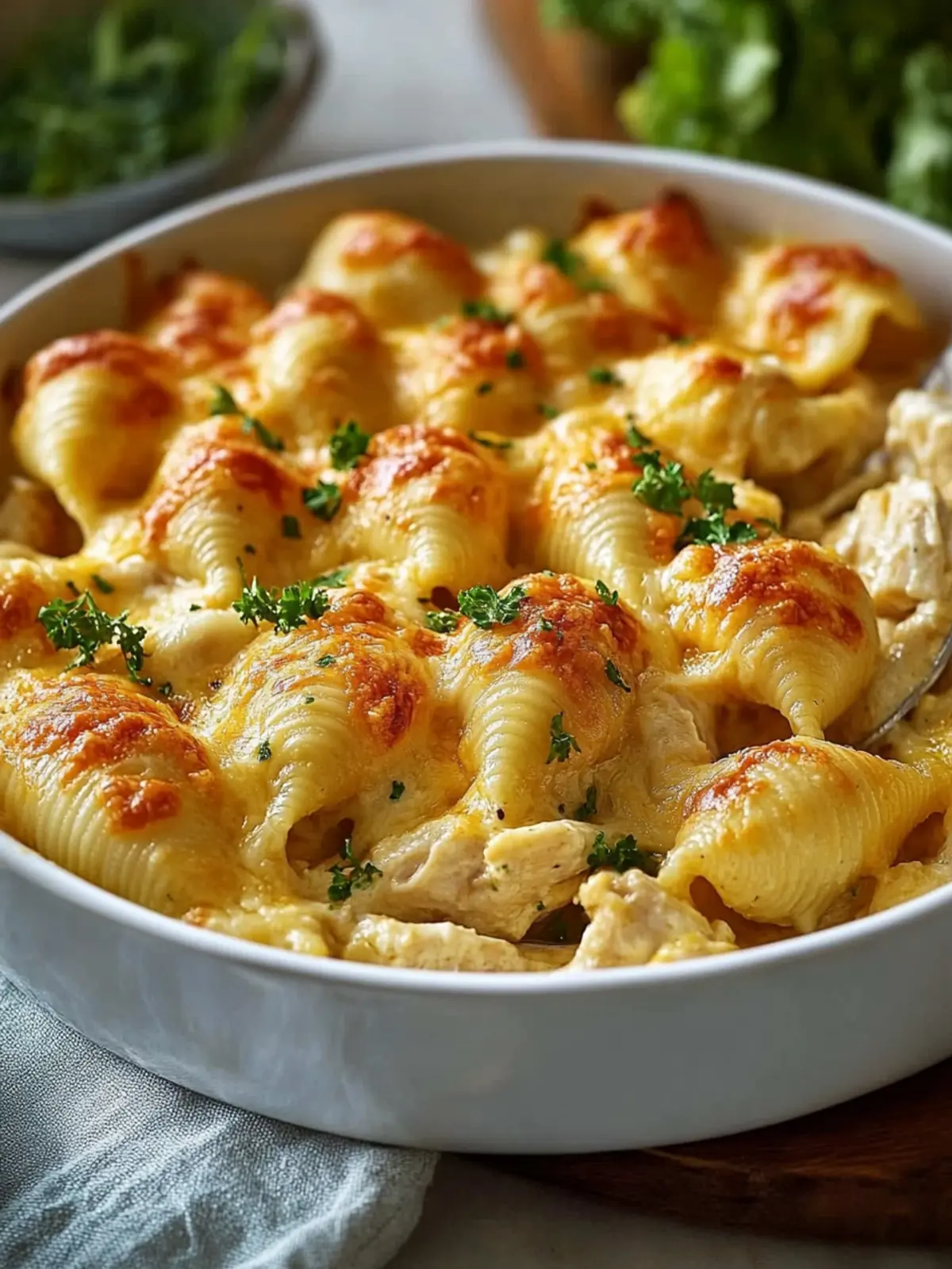 Cheesy Chicken Shells
